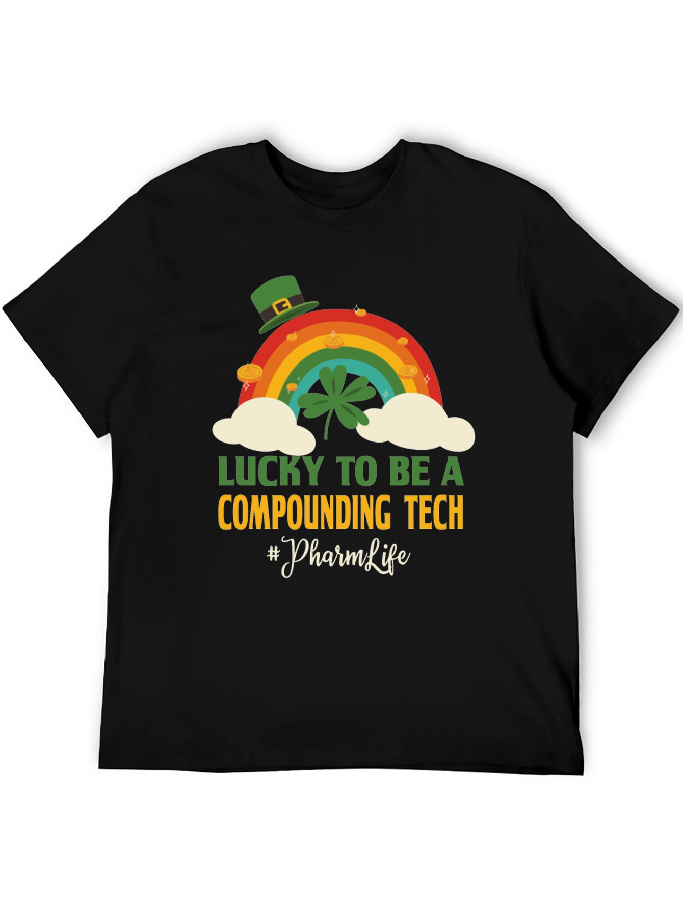 Lucky Compounding Tech St. Patricks Day T-Shirt