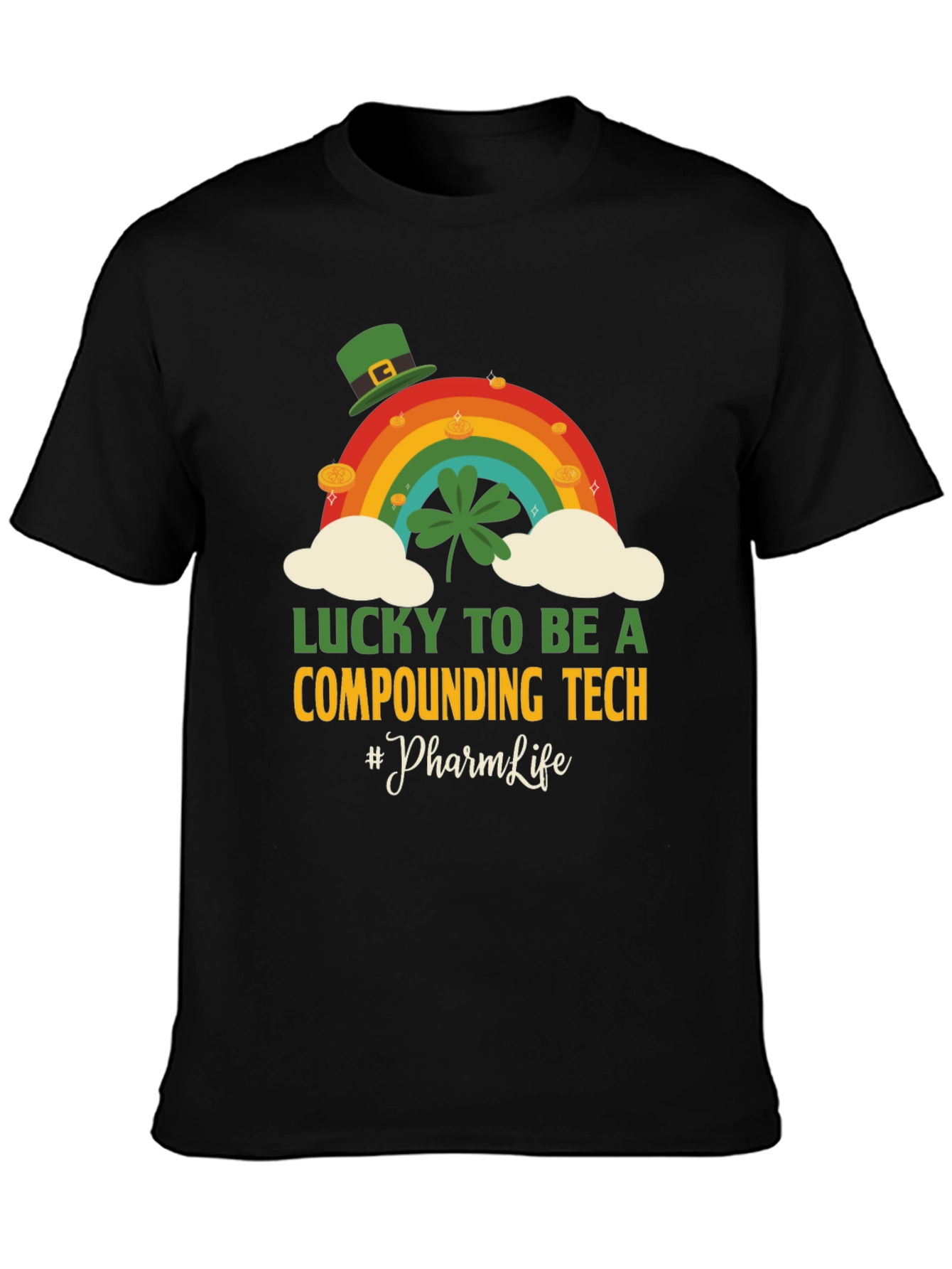Lucky Compounding Tech St. Patricks Day T-Shirt