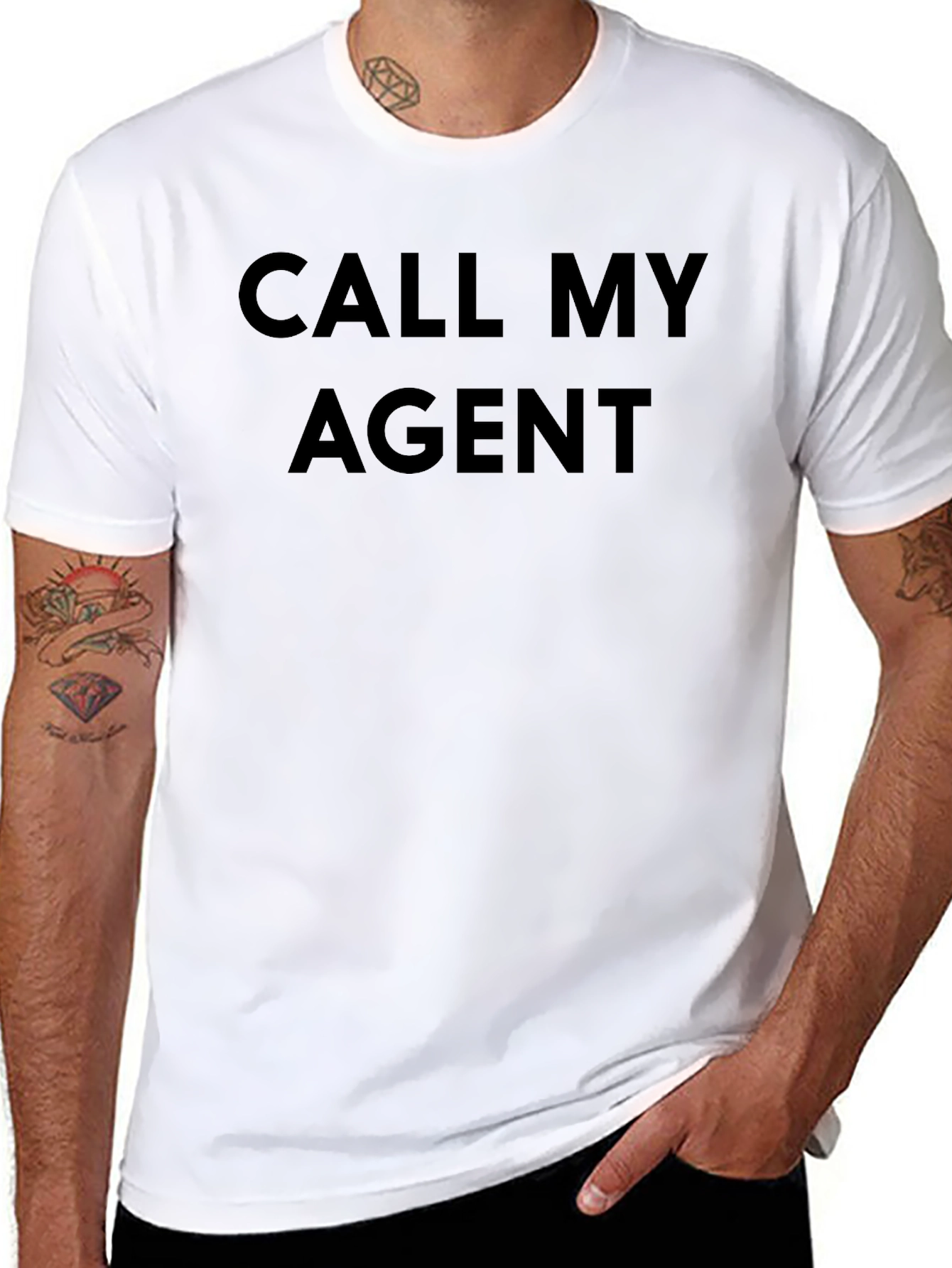 Call My Agent Graphic Tee - Funny T-Shirt