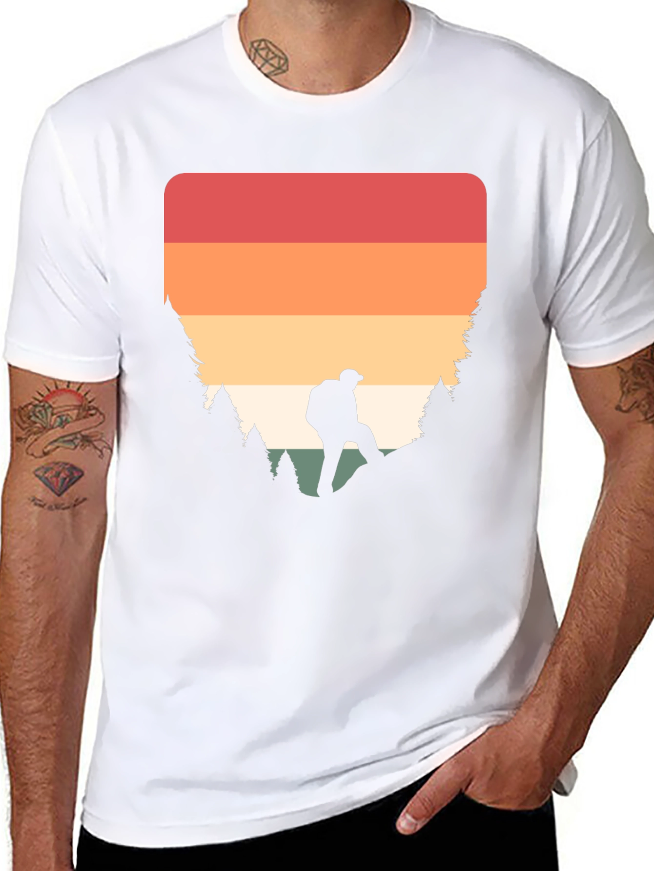 Retro Hiker Graphic T-Shirt