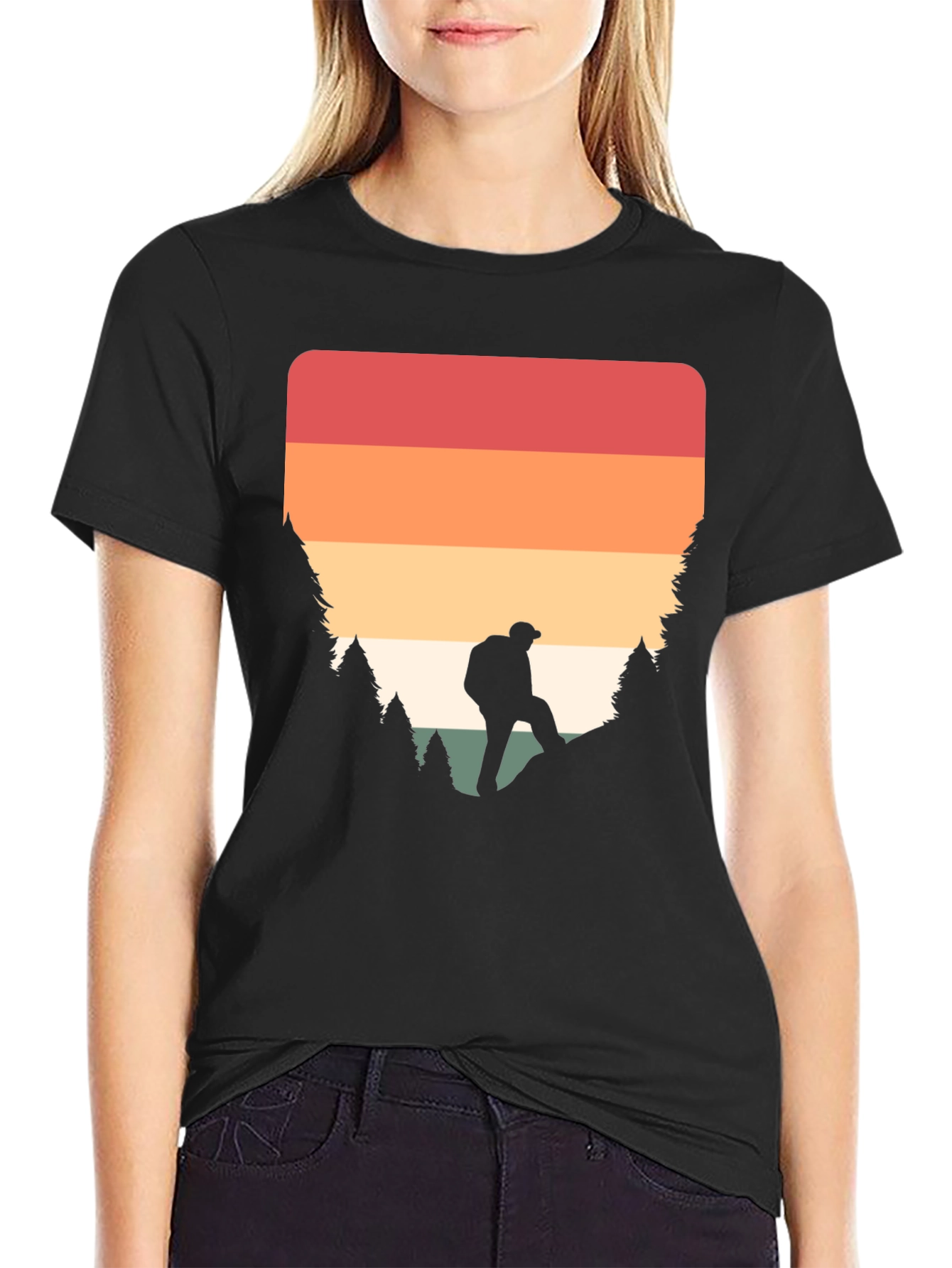Retro Hiker Graphic T-Shirt