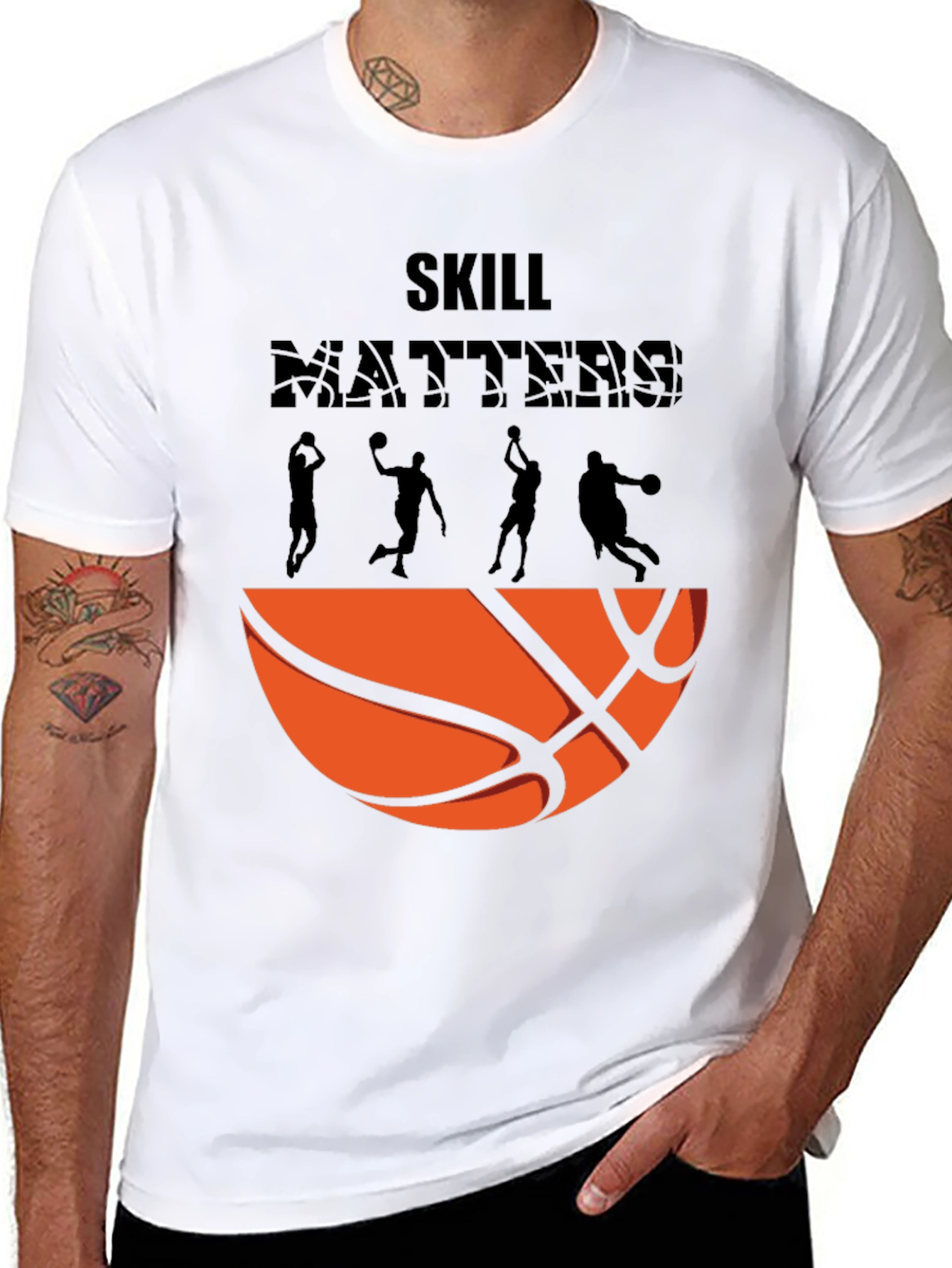 Skill Matters Basketball Graphic T-Shirt