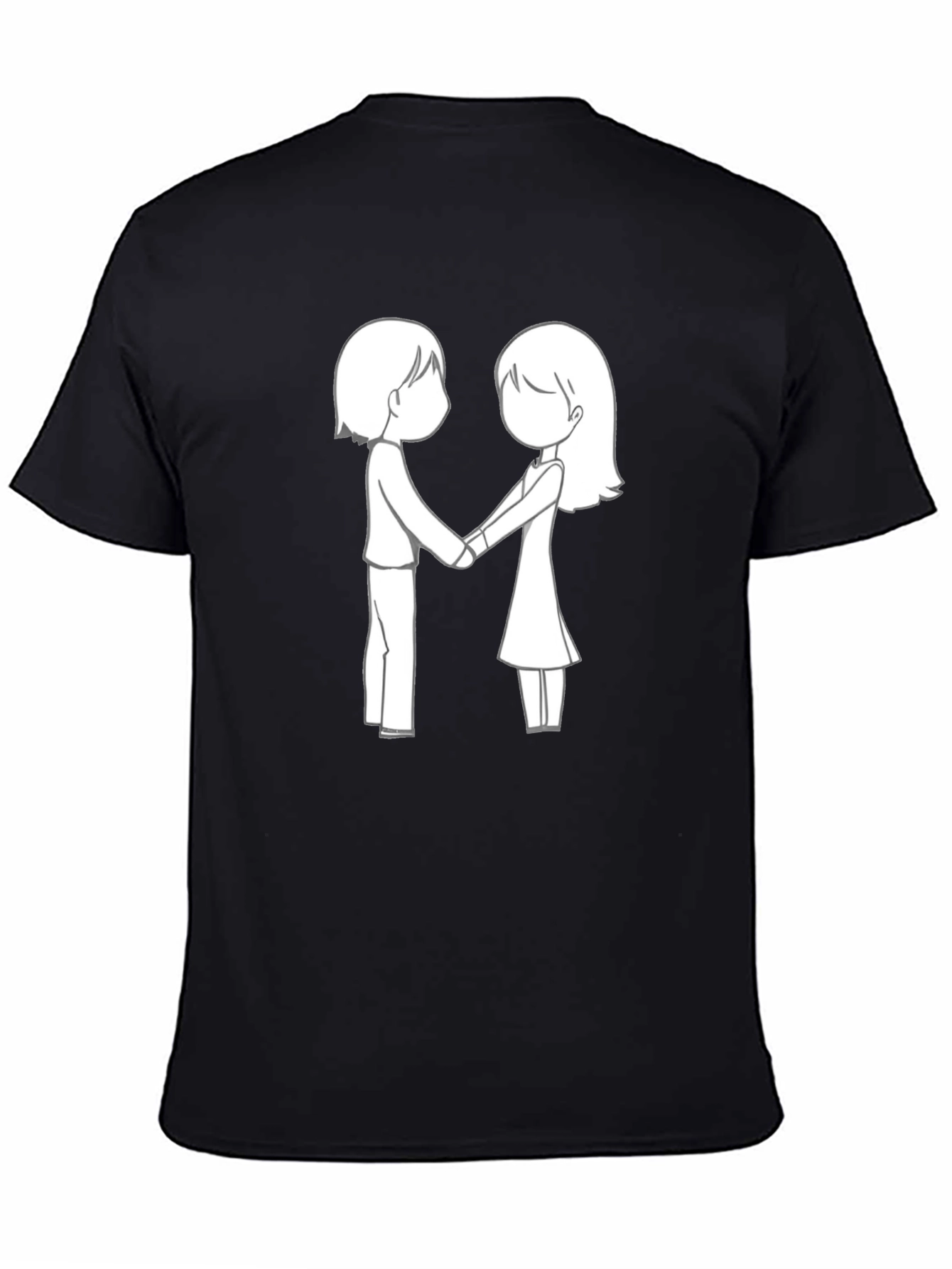 Couple Holding Hands Graphic T-Shirt
