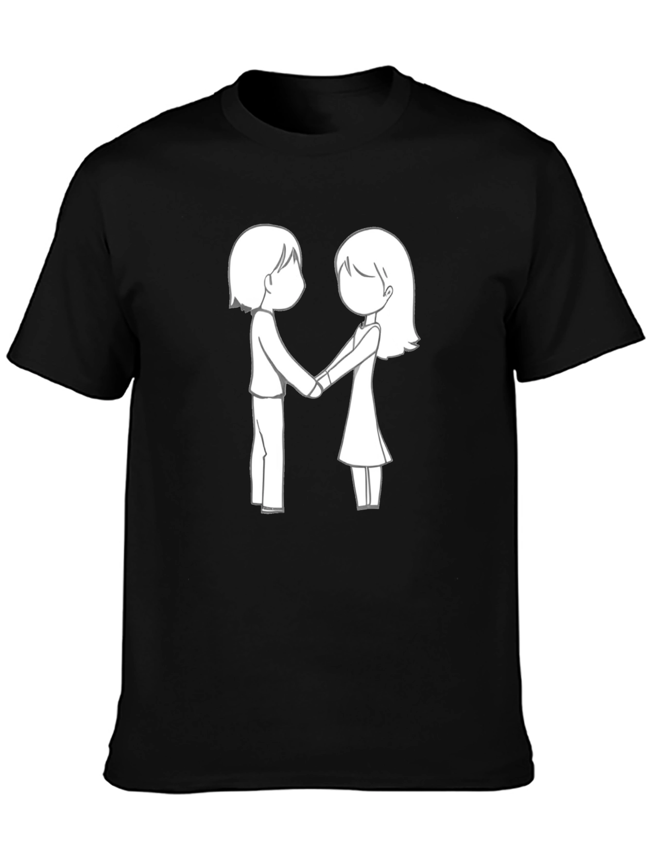 Couple Holding Hands Graphic T-Shirt