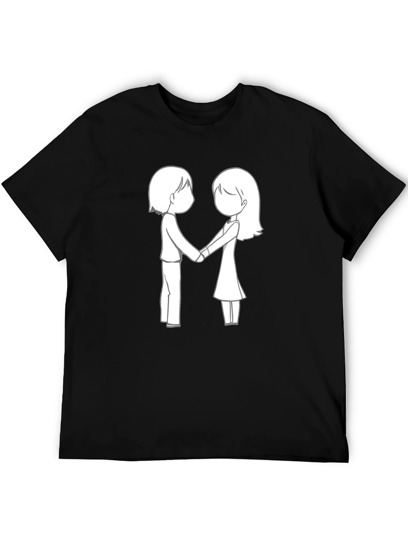 Couple Holding Hands Graphic T-Shirt