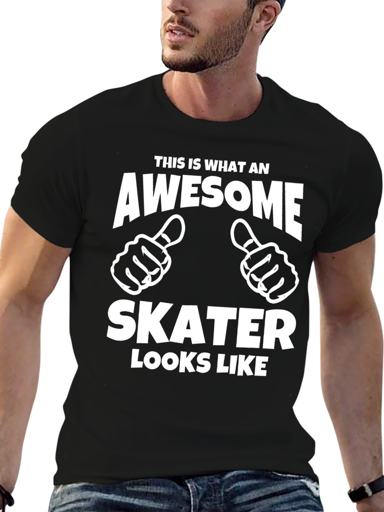 Awesome Skater Graphic Tee - Unisex