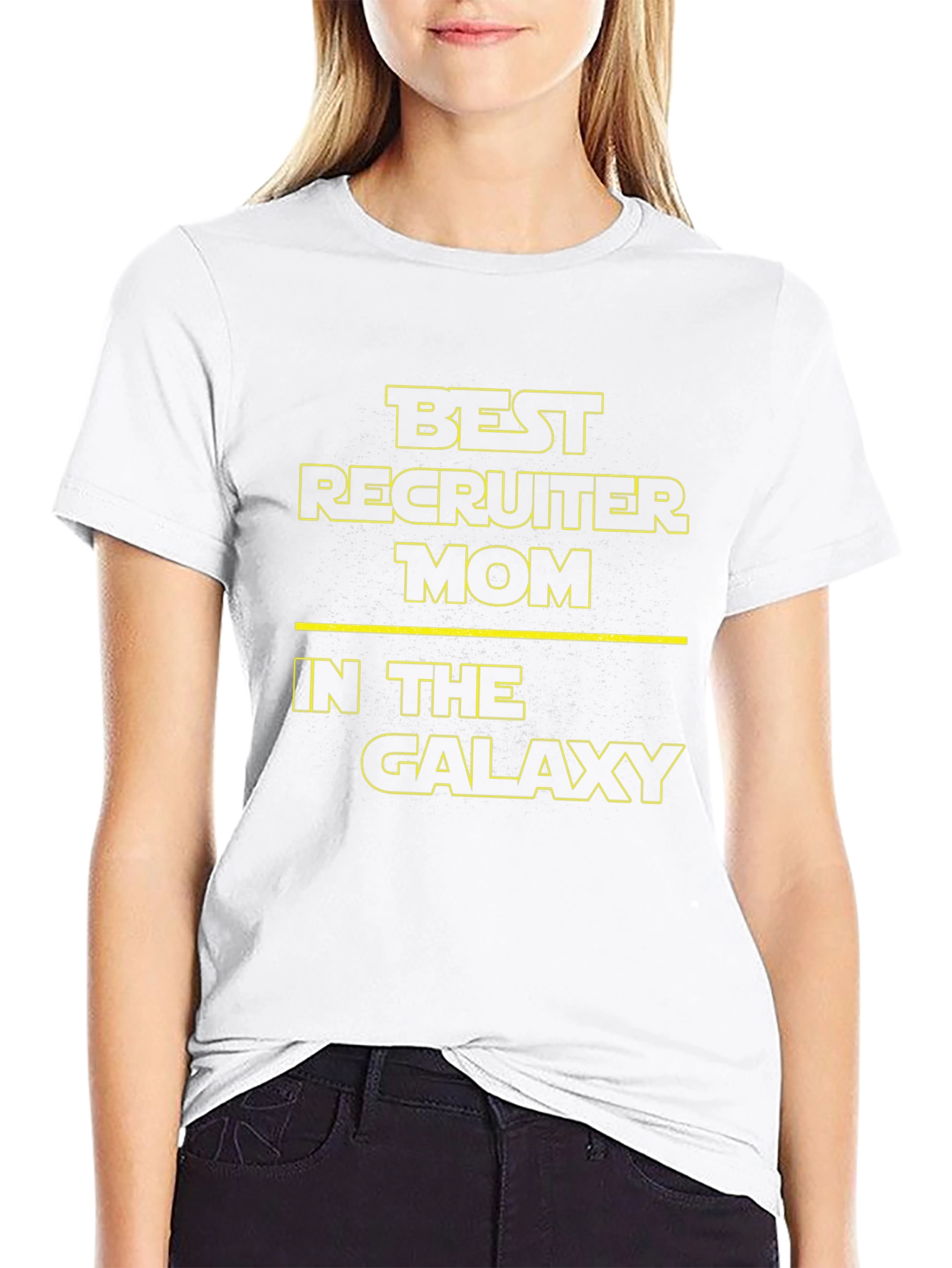 Best Recruiter Mom T-Shirt - Galaxy Design