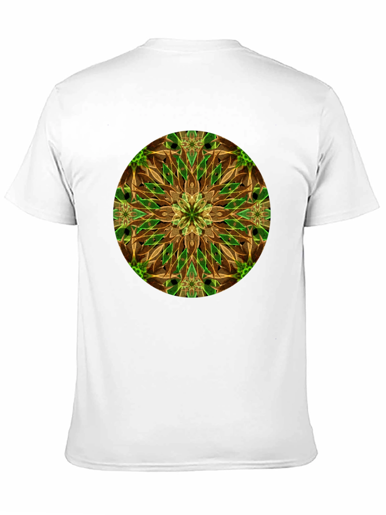 Abstract Floral Mandala Graphic Tee