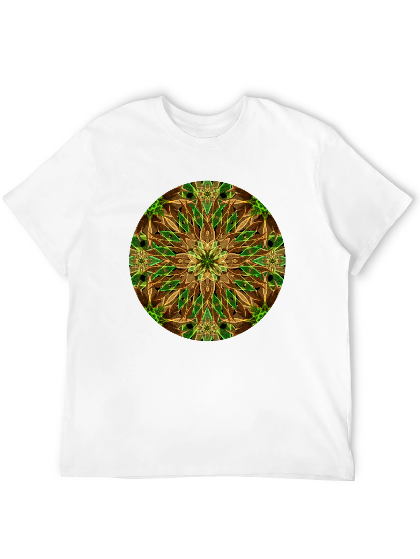 Abstract Floral Mandala Graphic Tee