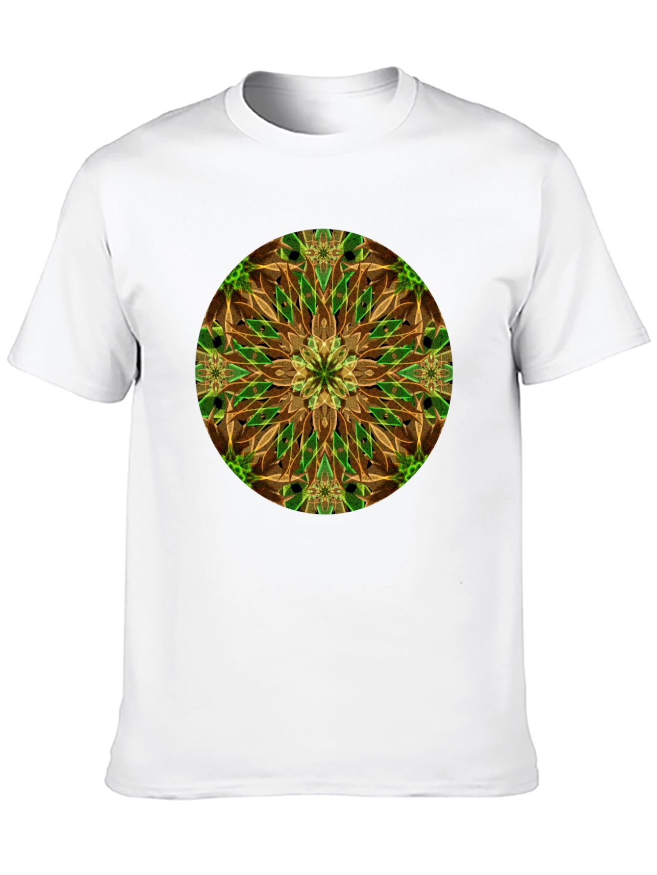 Abstract Floral Mandala Graphic Tee