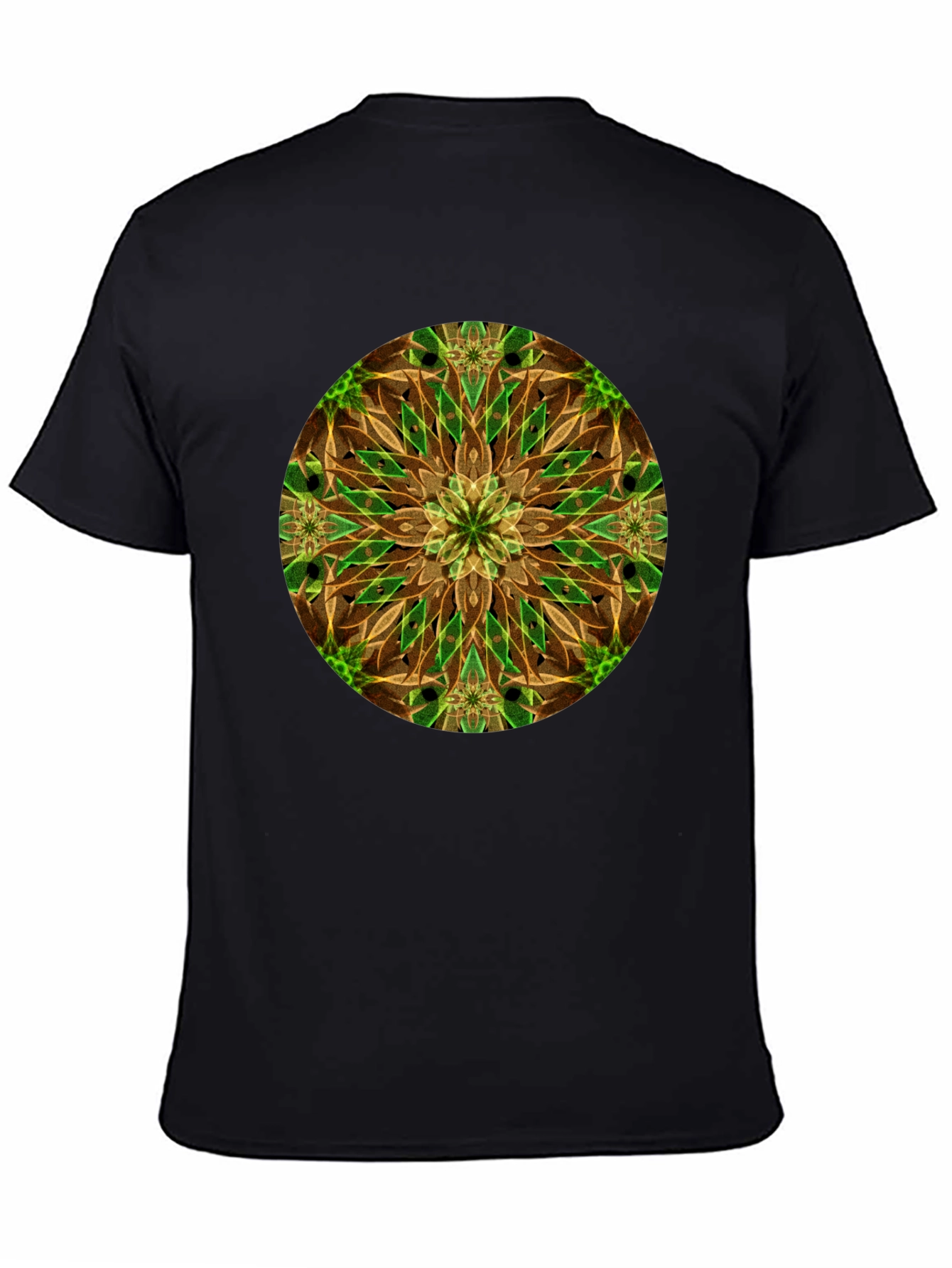 Abstract Floral Mandala Graphic Tee