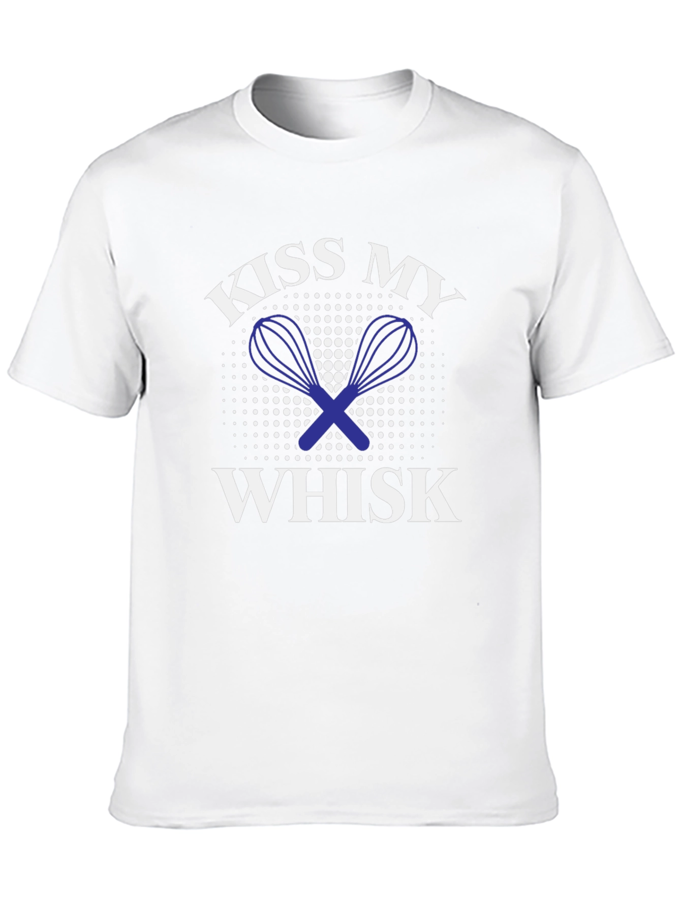 Kiss My Whisk Black T-Shirt - Funny Baking Tee