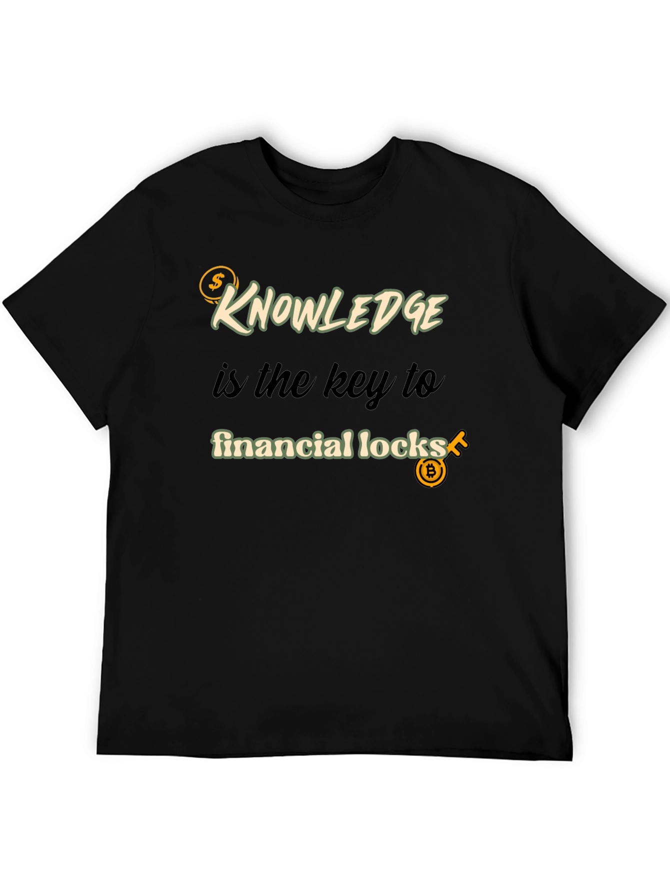 Knowledge is Key Financial Locks T-Shirt