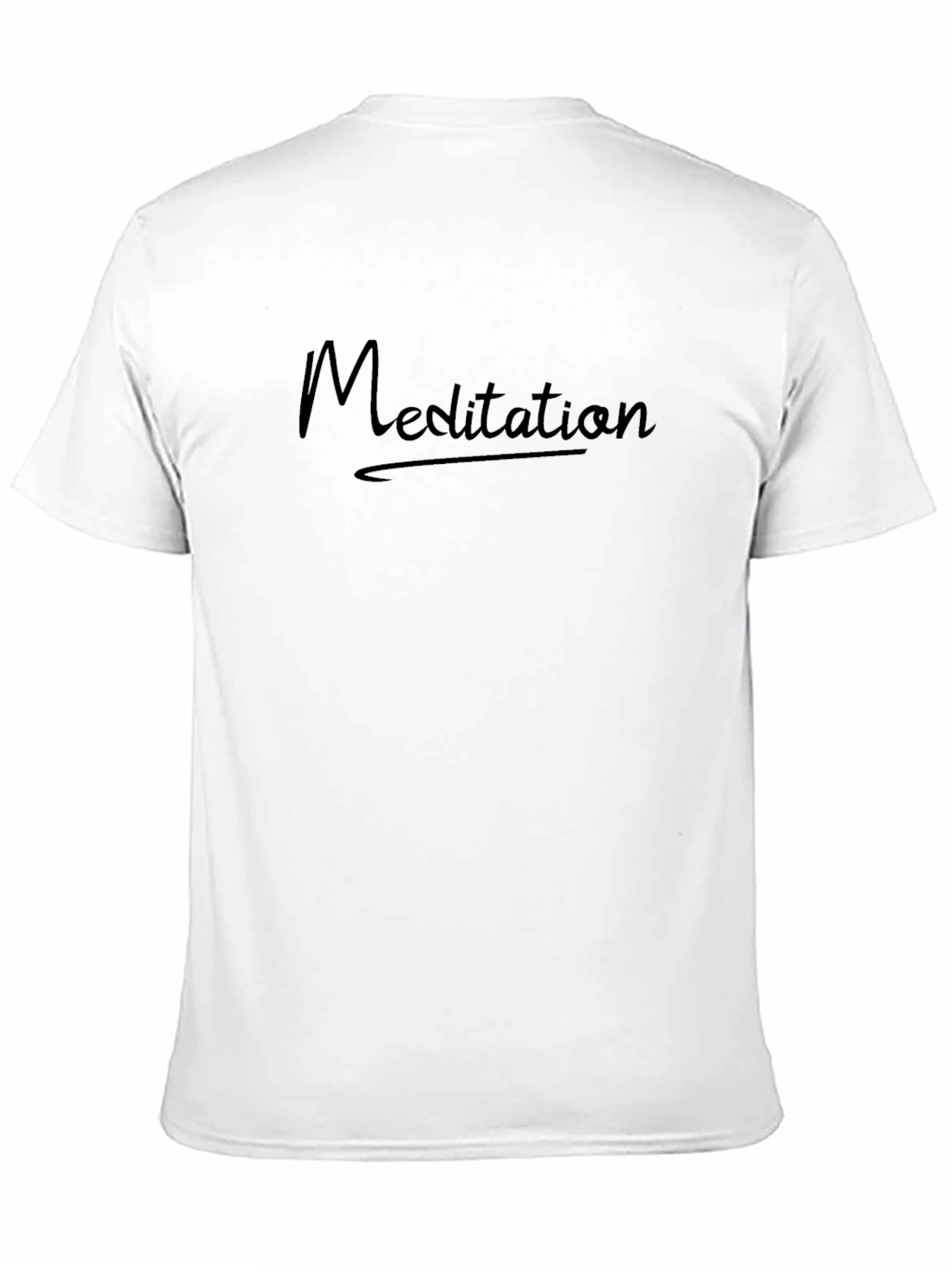 Meditation Graphic Black T-Shirt