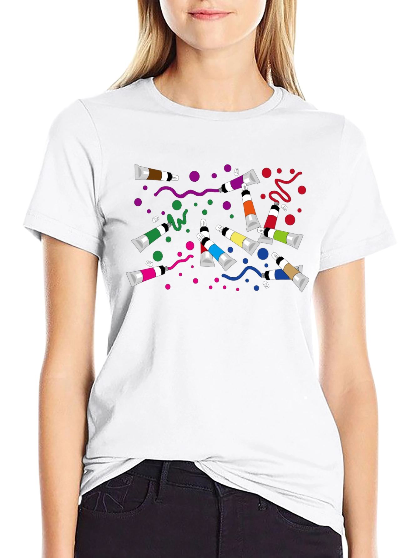 Colorful Paint Tubes T-Shirt