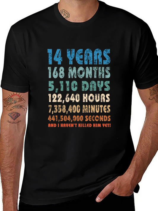 14 Years Anniversary Funny T-Shirt