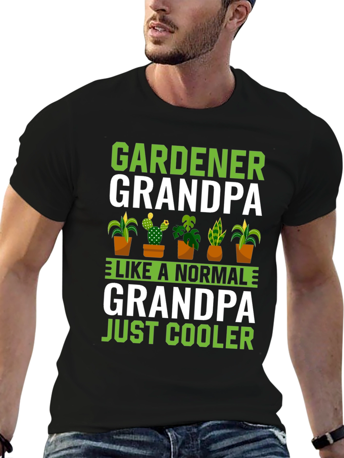 Gardener Grandpa T-Shirt - Cool Grandpa Gift
