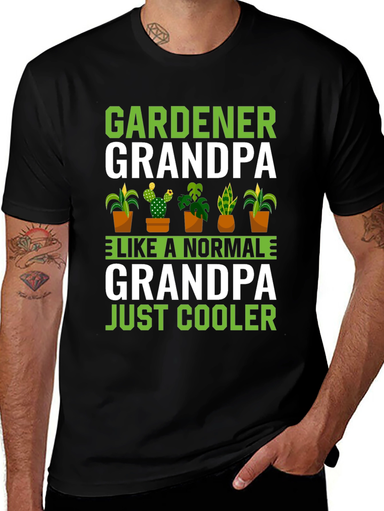 Gardener Grandpa T-Shirt - Cool Grandpa Gift