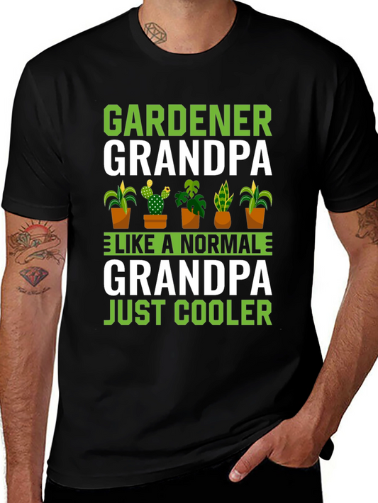 Gardener Grandpa T-Shirt - Cool Grandpa Gift