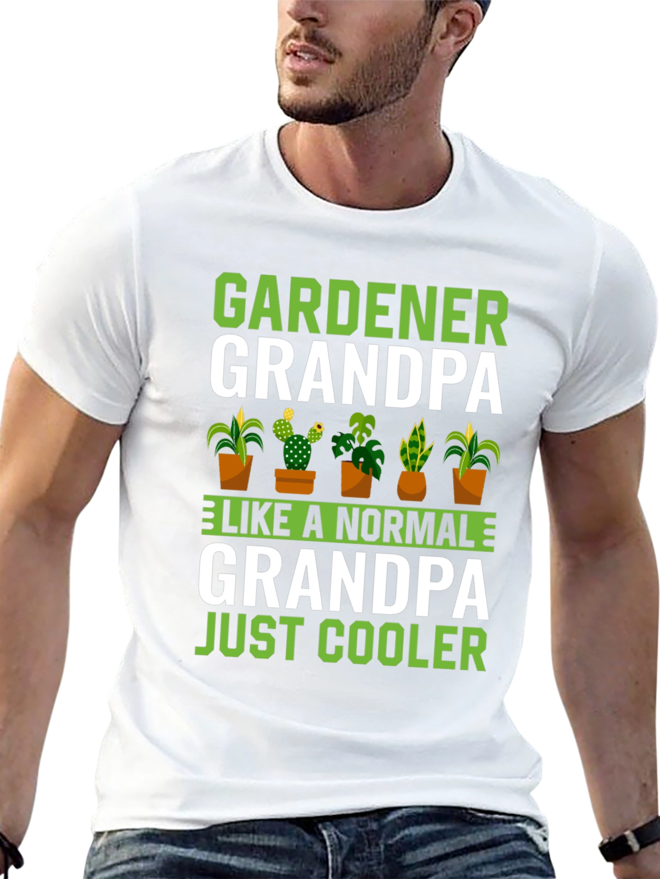 Gardener Grandpa T-Shirt - Cool Grandpa Gift