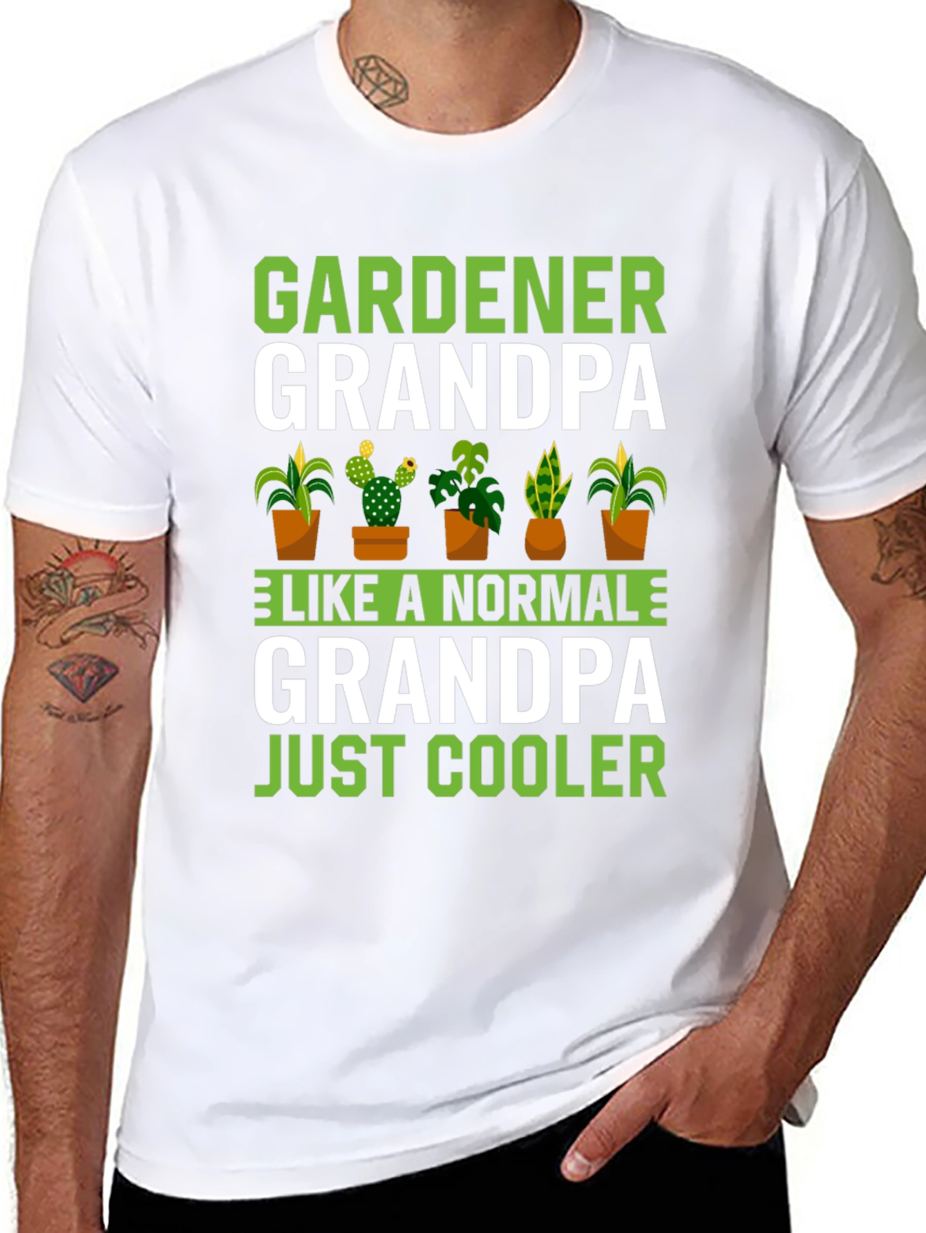 Gardener Grandpa T-Shirt - Cool Grandpa Gift
