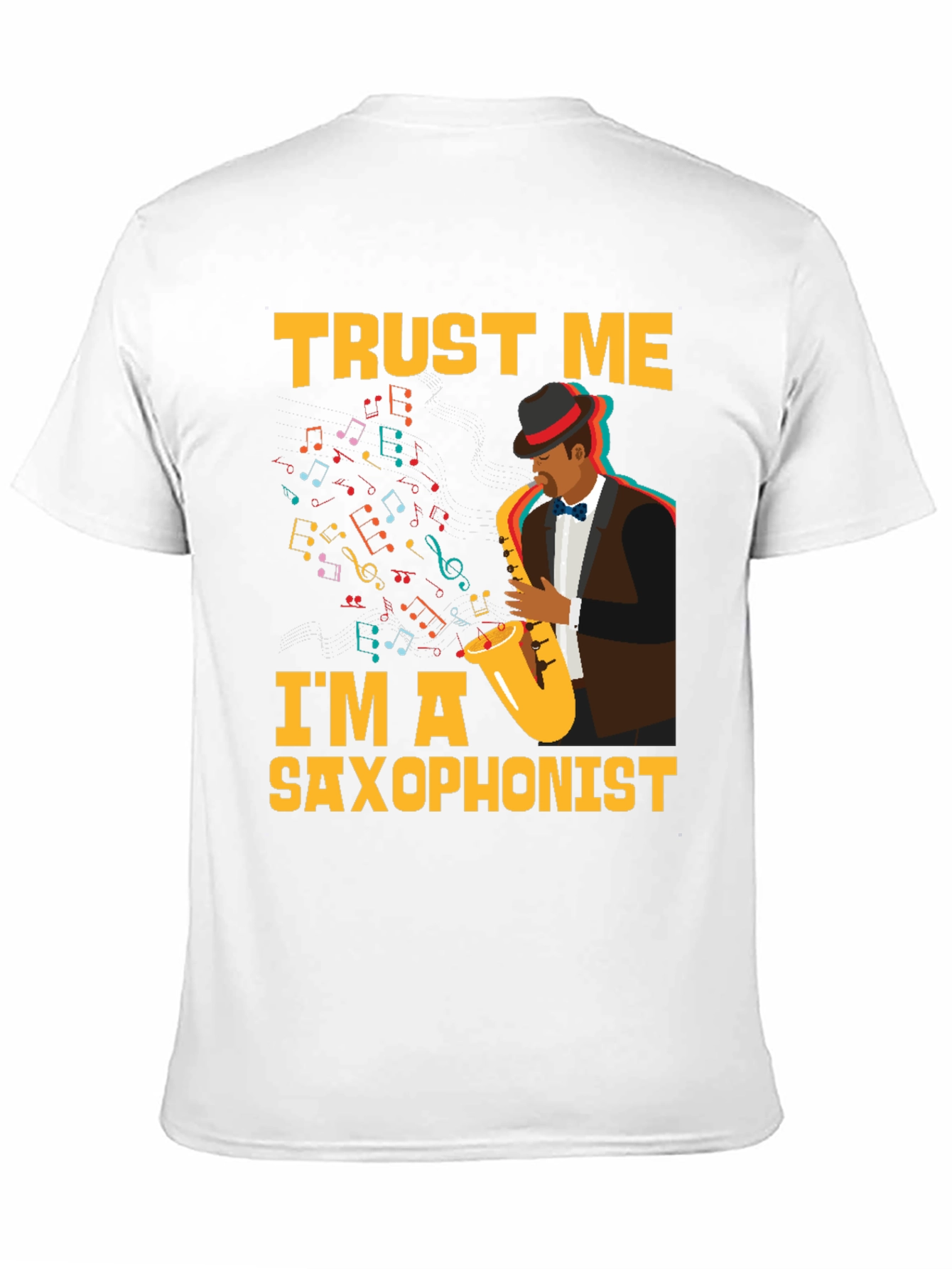 Trust Me Im A Saxophonist Black T-Shirt