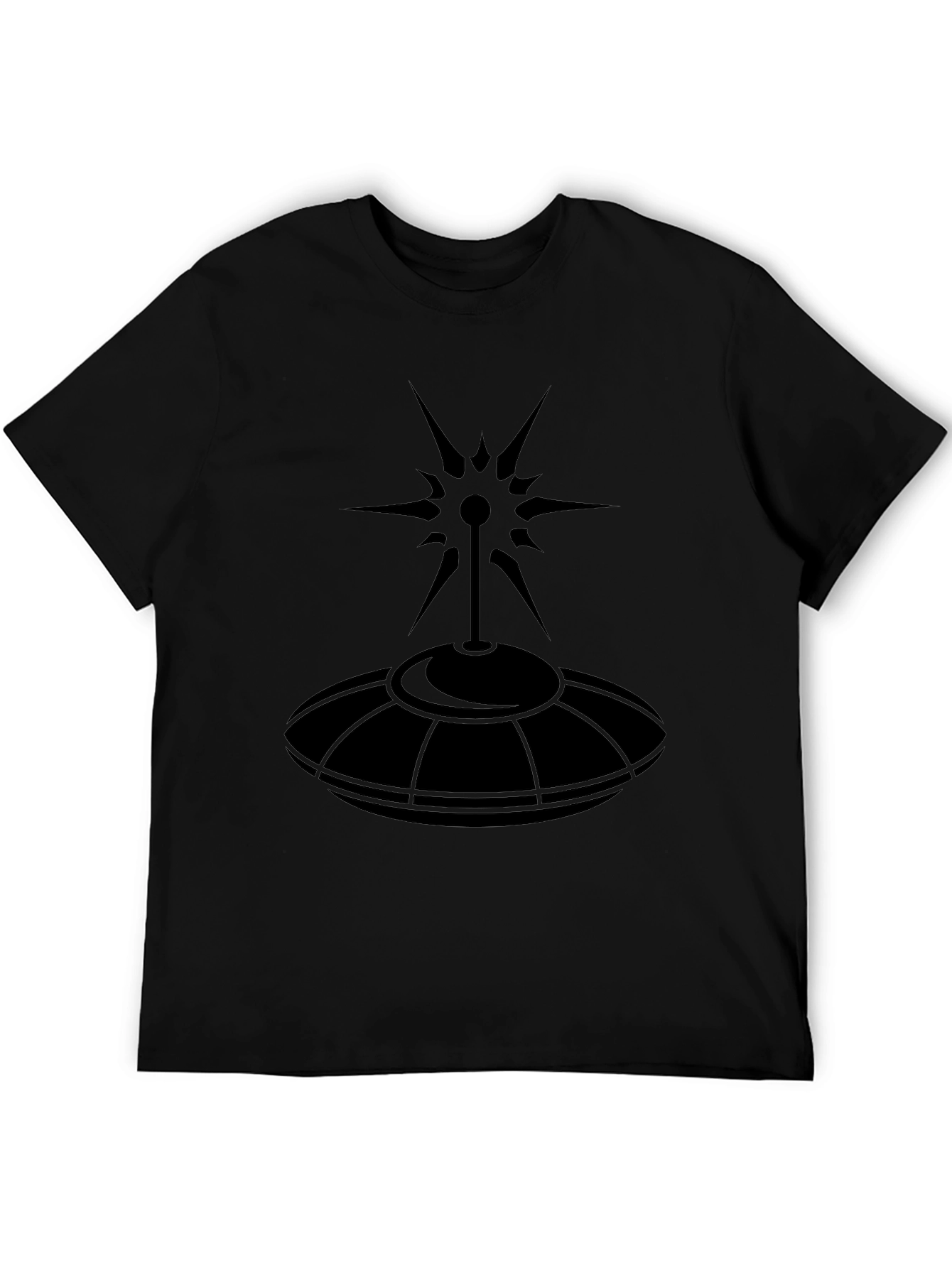 UFO Graphic Tee - Stylish Black T-Shirt