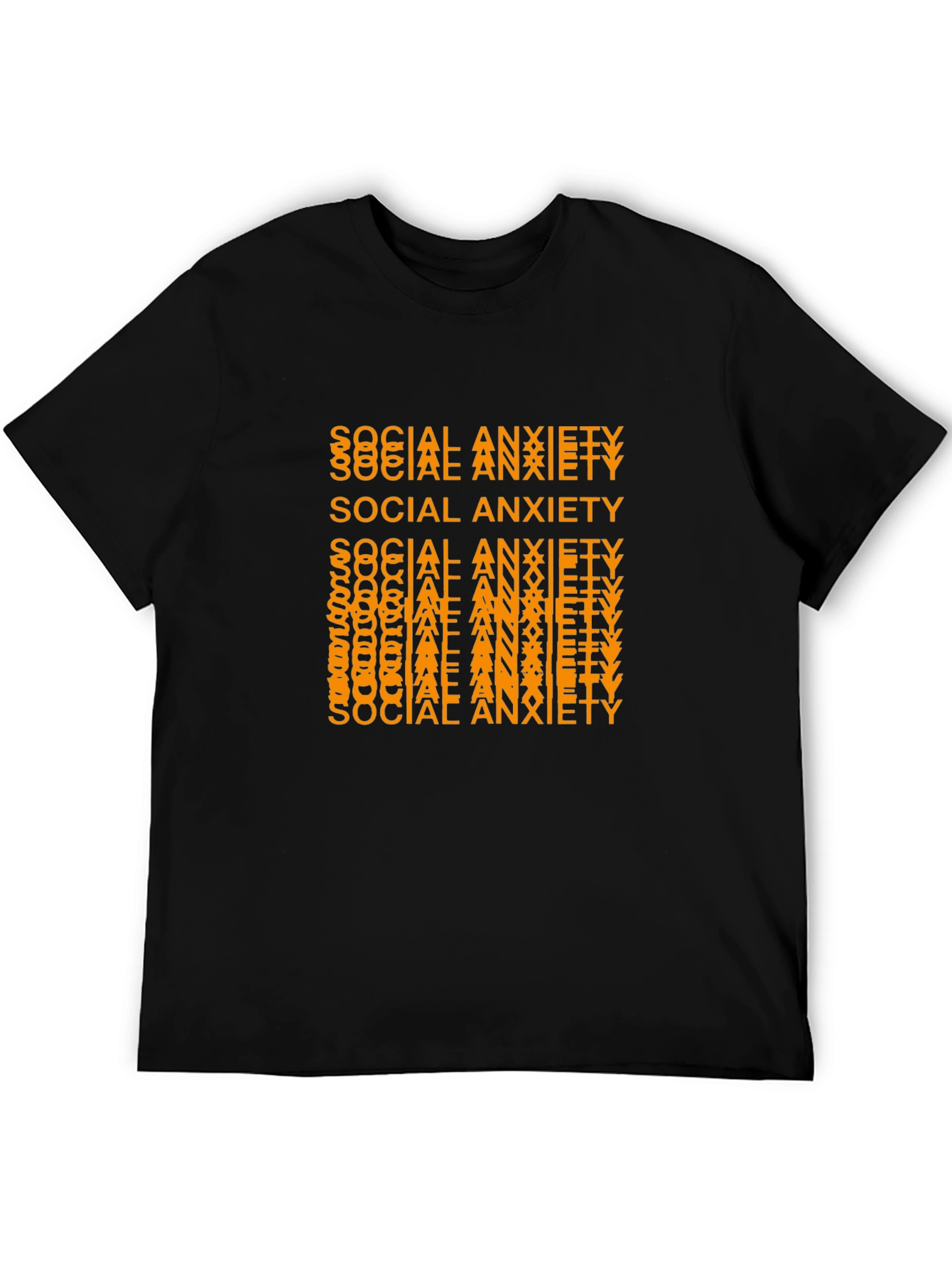 Social Anxiety Graphic Tee - Trendy Statement Shirt