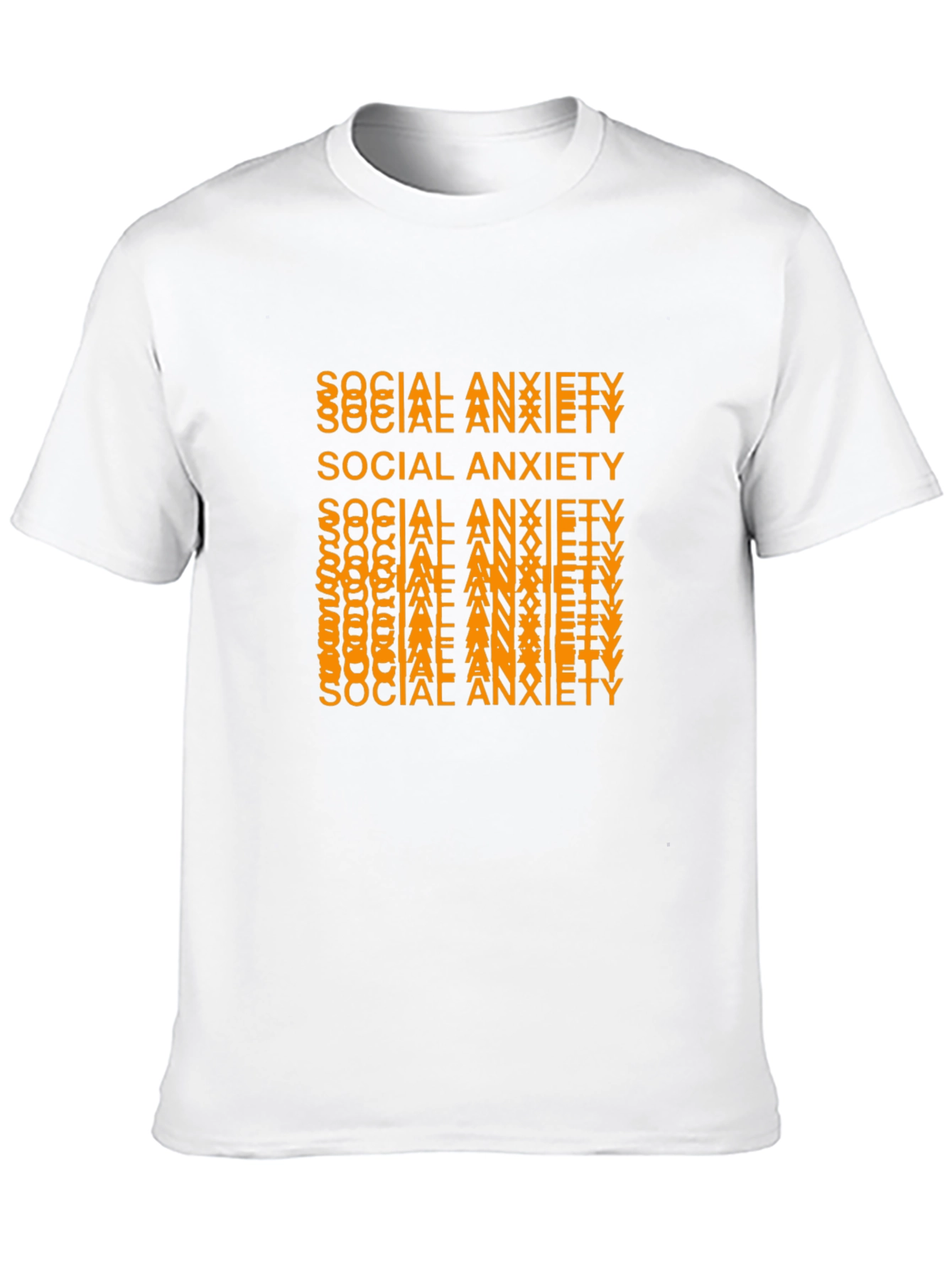 Social Anxiety Graphic Tee - Trendy Statement Shirt