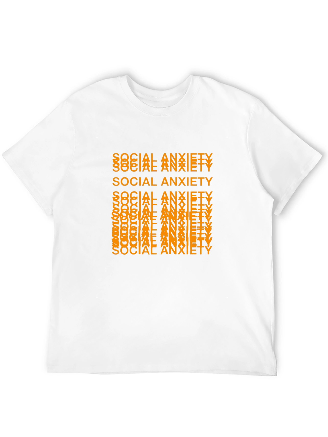 Social Anxiety Graphic Tee - Trendy Statement Shirt