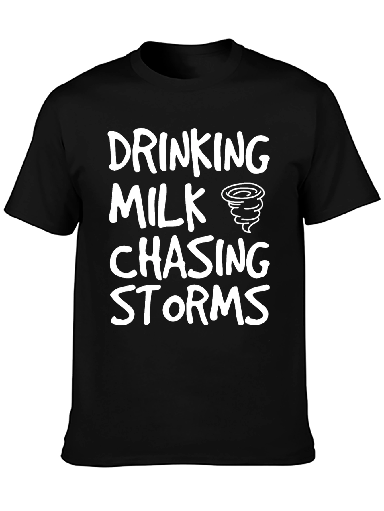 Drinking Milk Chasing Storms Graphic Tee