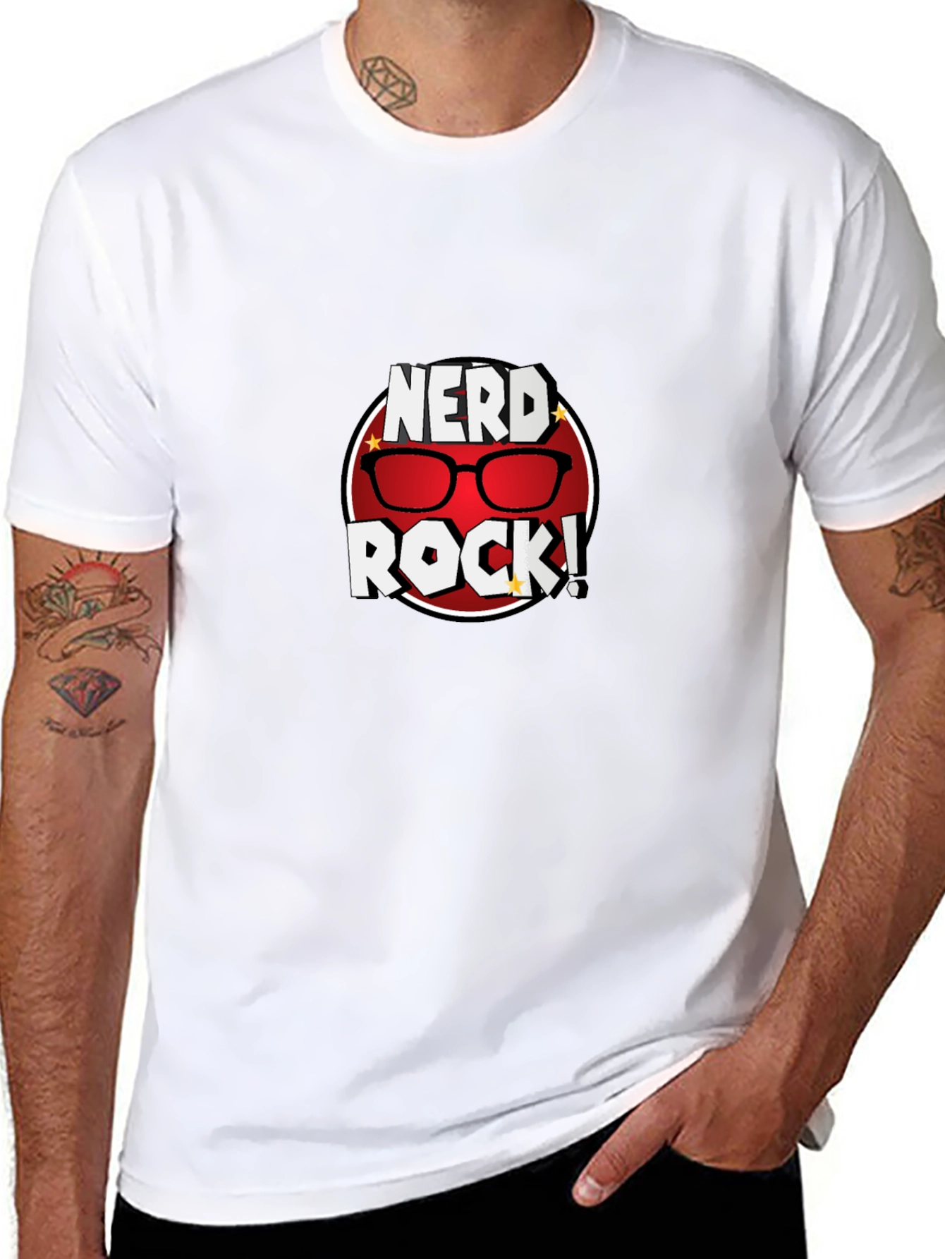 Nerd Rock Graphic T-Shirt - Geeky Apparel