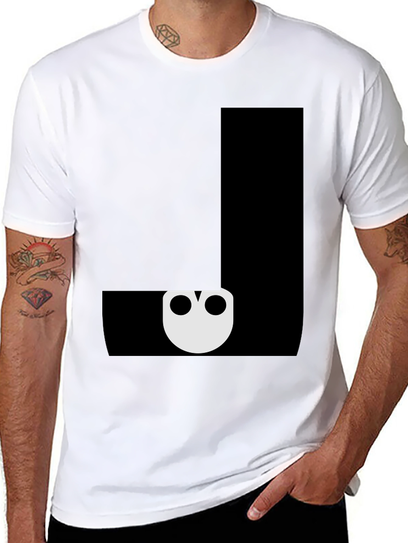 Cool Graphic T-Shirt - Black Tee with Unique Logo