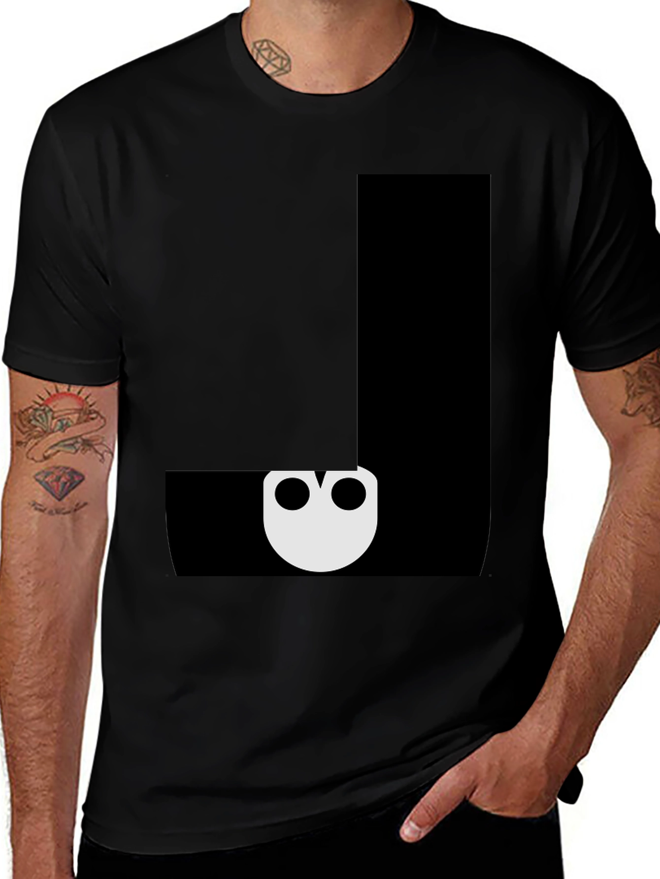 Cool Graphic T-Shirt - Black Tee with Unique Logo