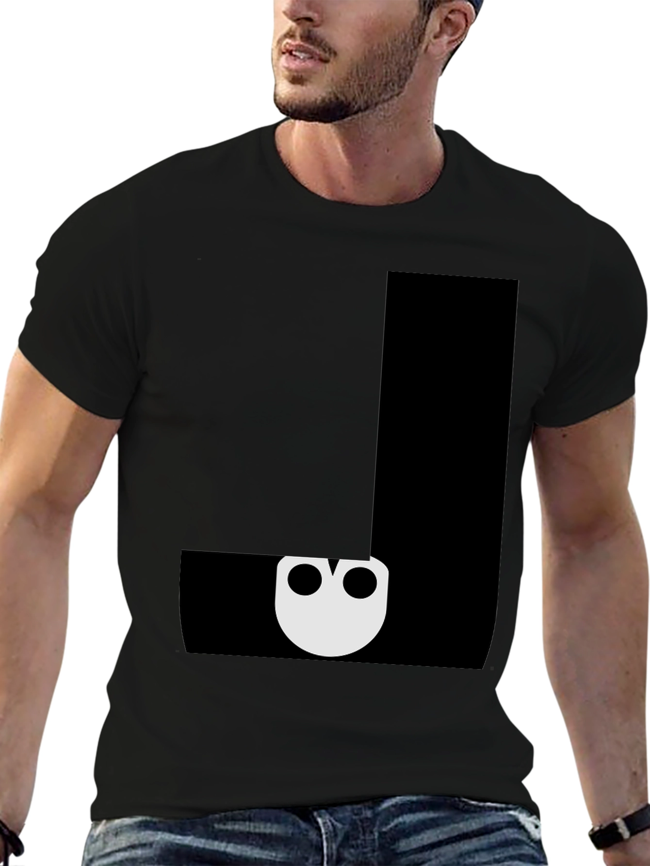 Cool Graphic T-Shirt - Black Tee with Unique Logo