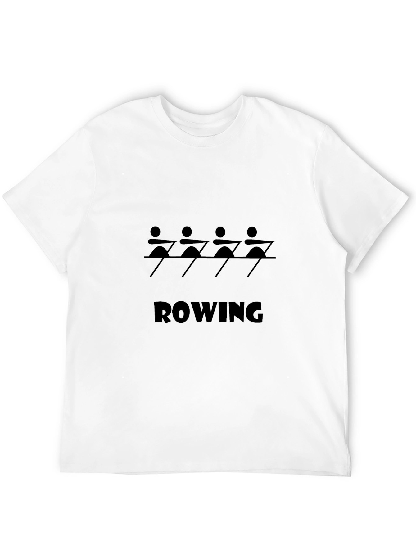 Rowing Team Black T-Shirt