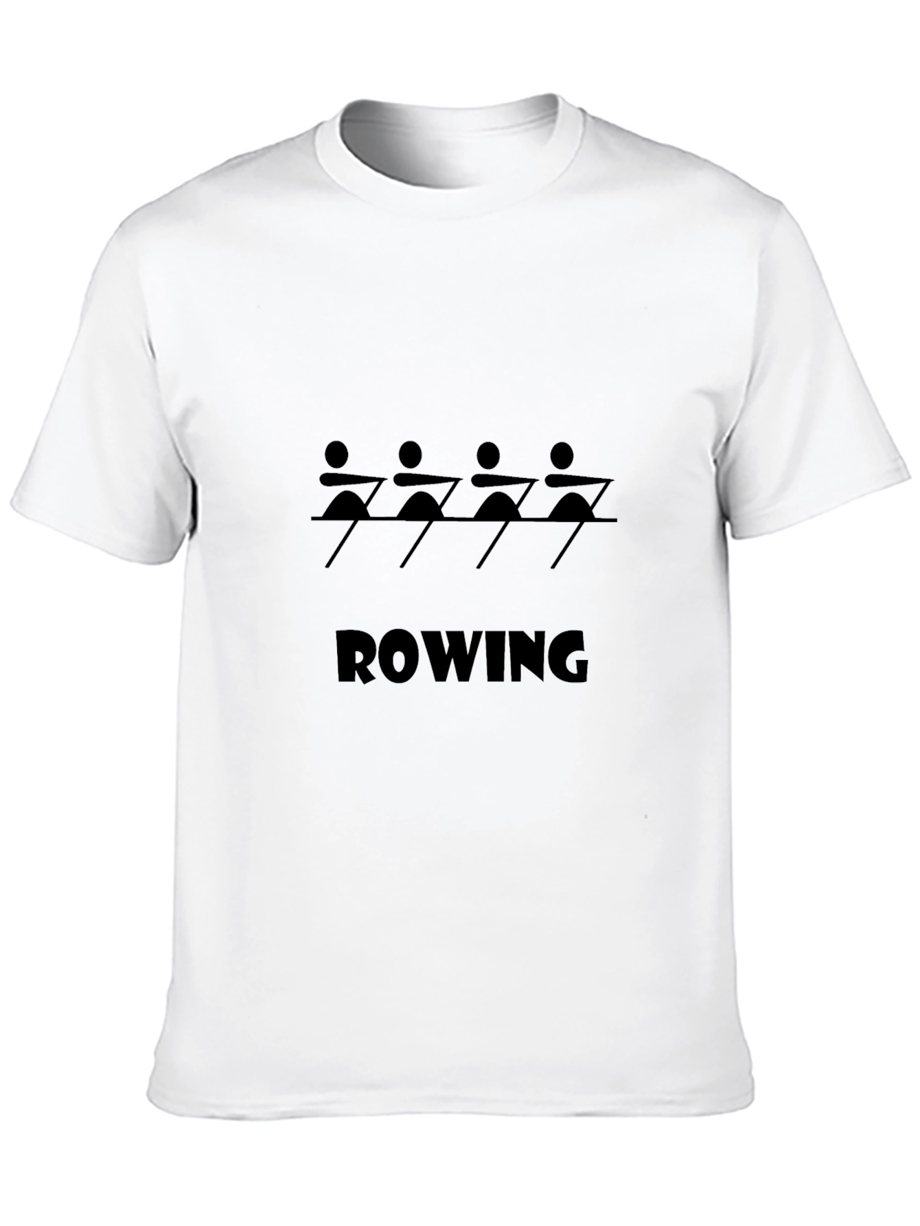 Rowing Team Black T-Shirt