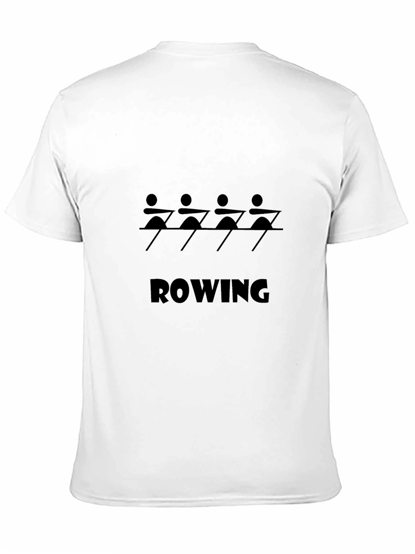 Rowing Team Black T-Shirt