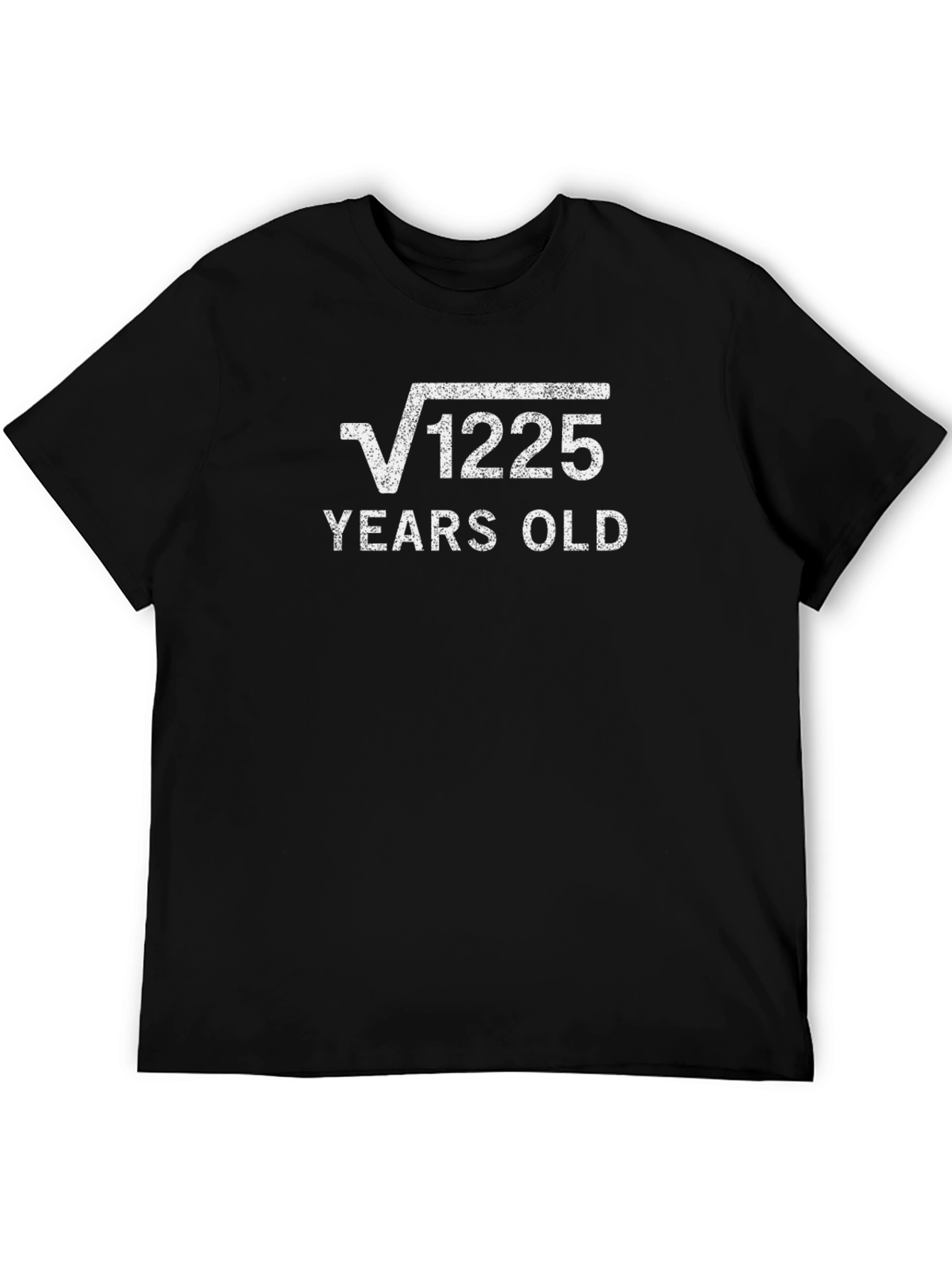 Square Root 1225 Years Old Math T-Shirt