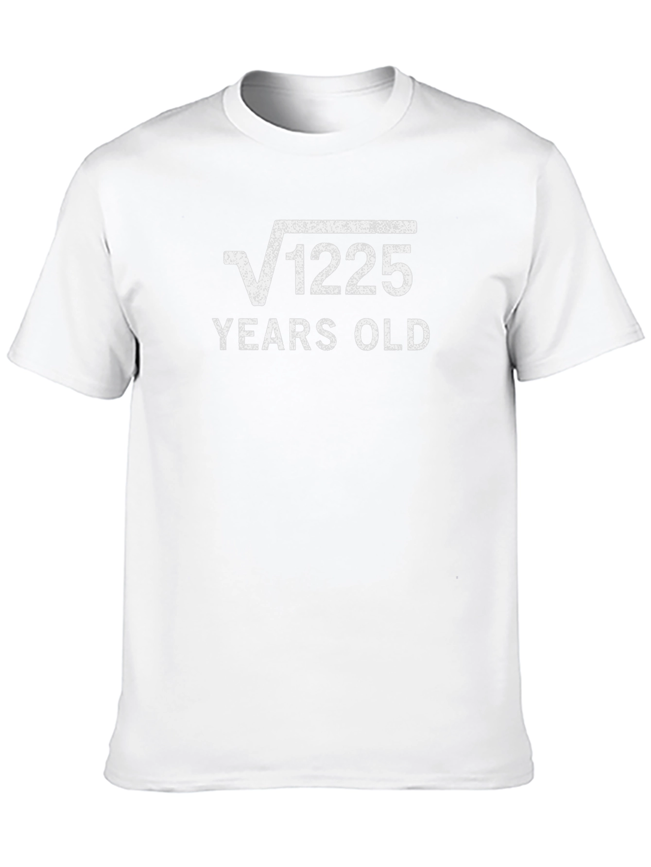 Square Root 1225 Years Old Math T-Shirt