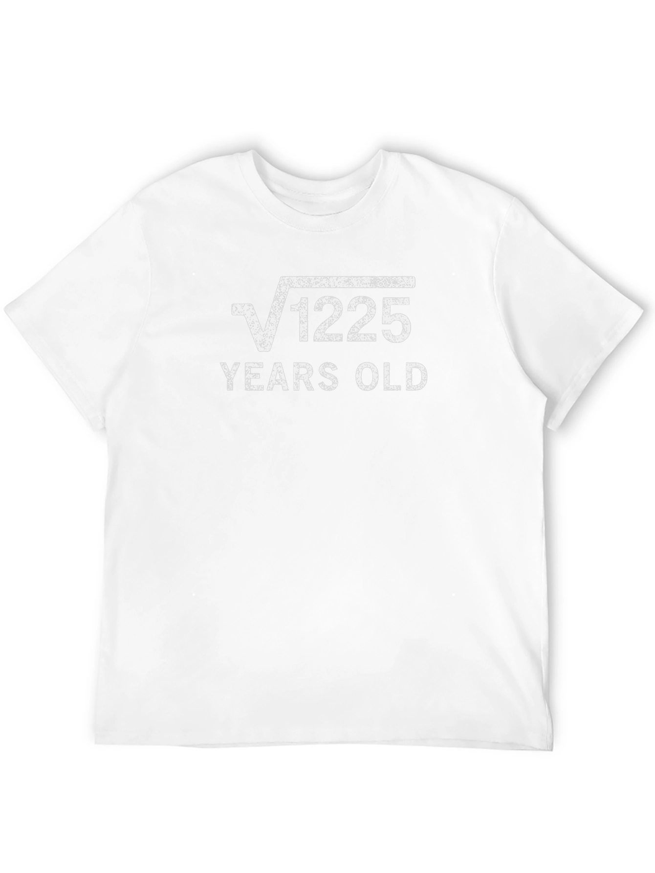 Square Root 1225 Years Old Math T-Shirt