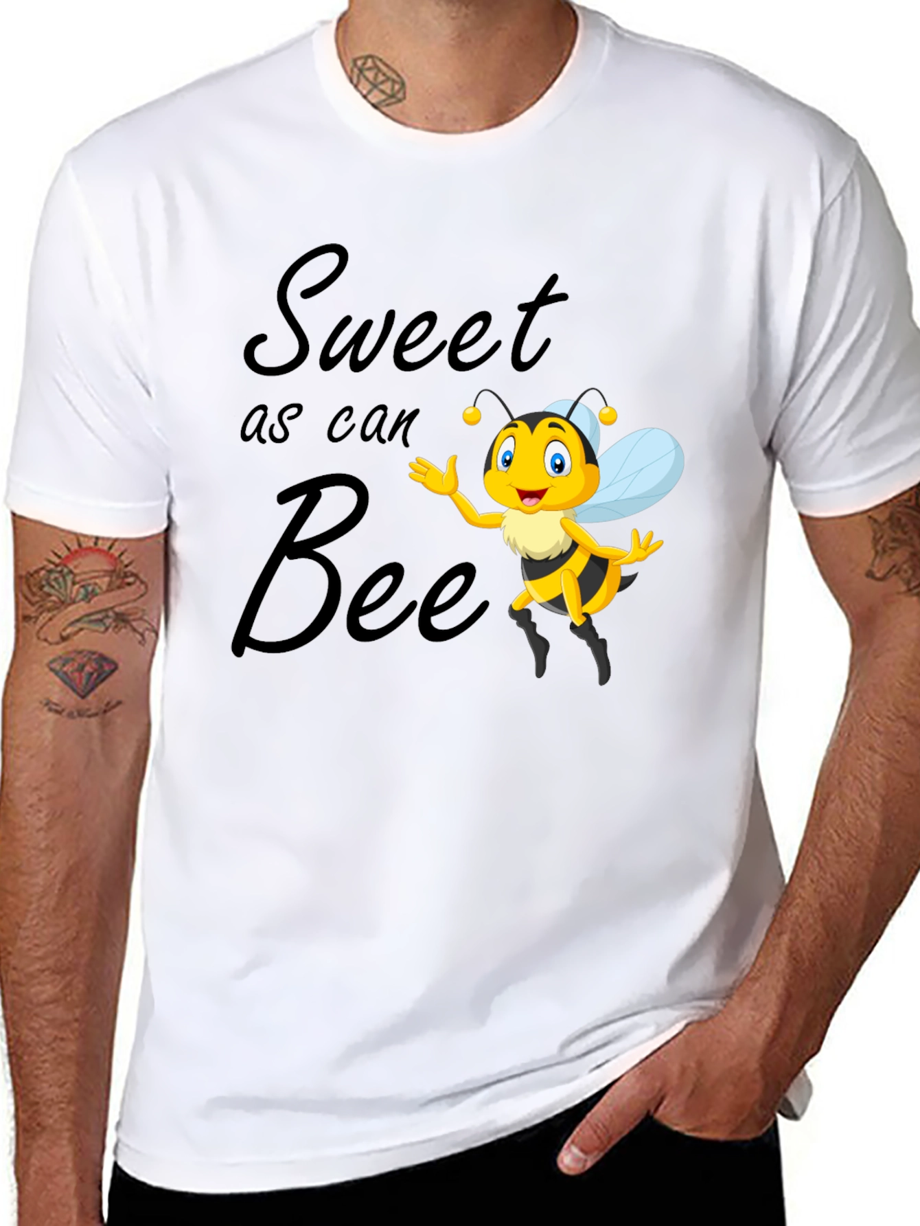 Sweet as Can Bee Black T-Shirt