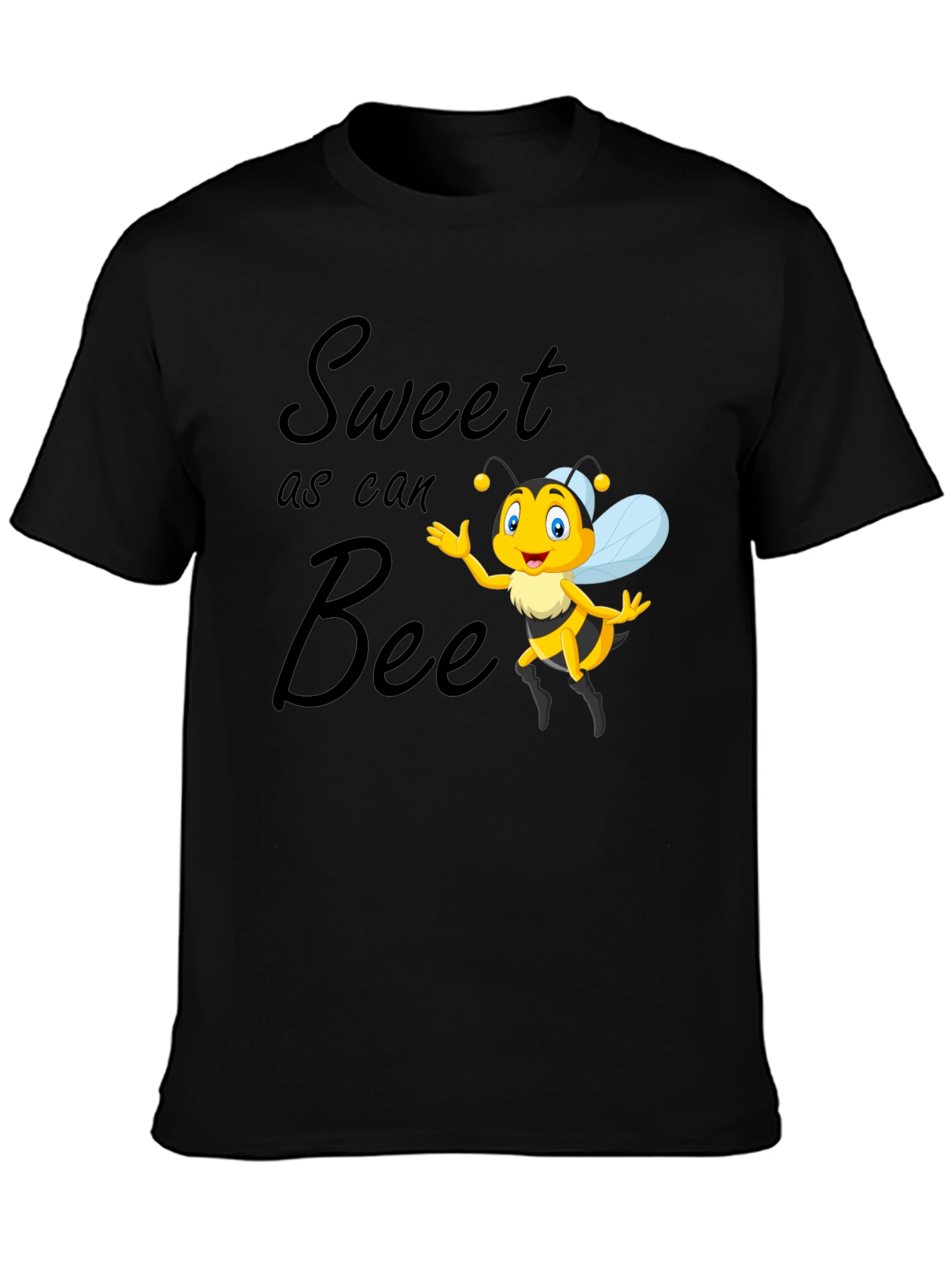 Sweet as Can Bee Black T-Shirt