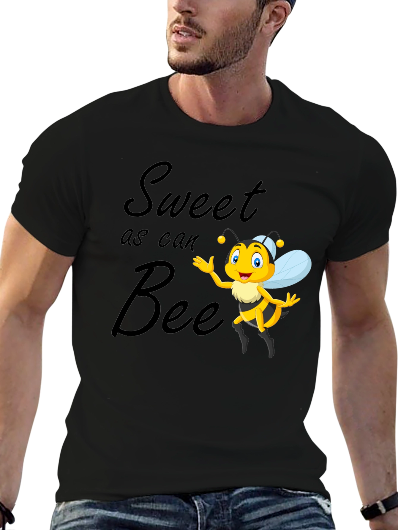 Sweet as Can Bee Black T-Shirt