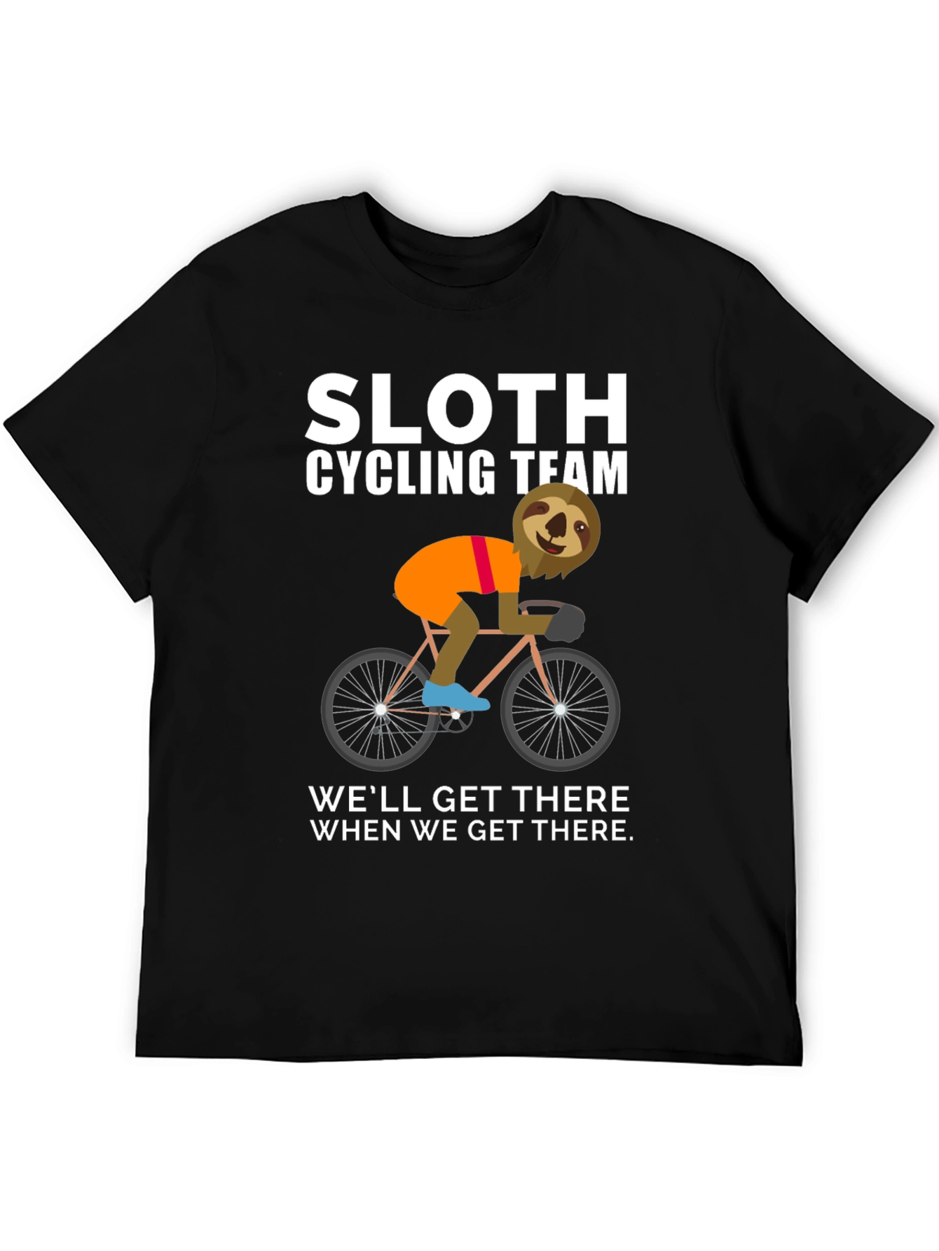 Sloth Cycling Team Graphic Tee