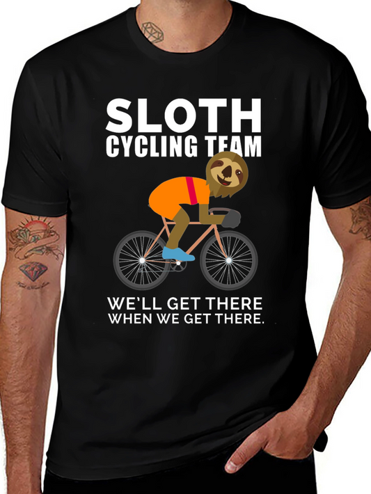 Sloth Cycling Team Graphic Tee