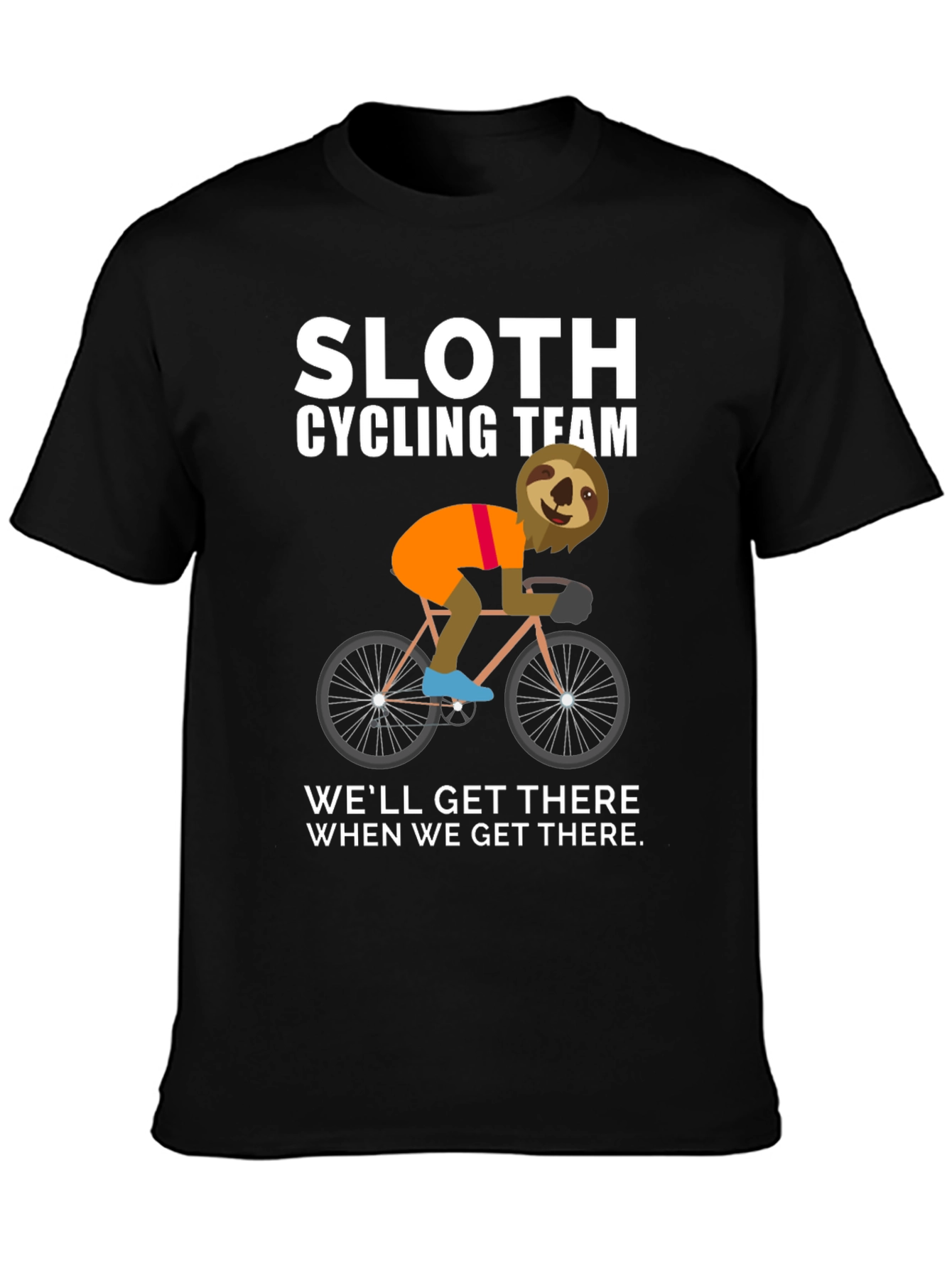 Sloth Cycling Team Graphic Tee