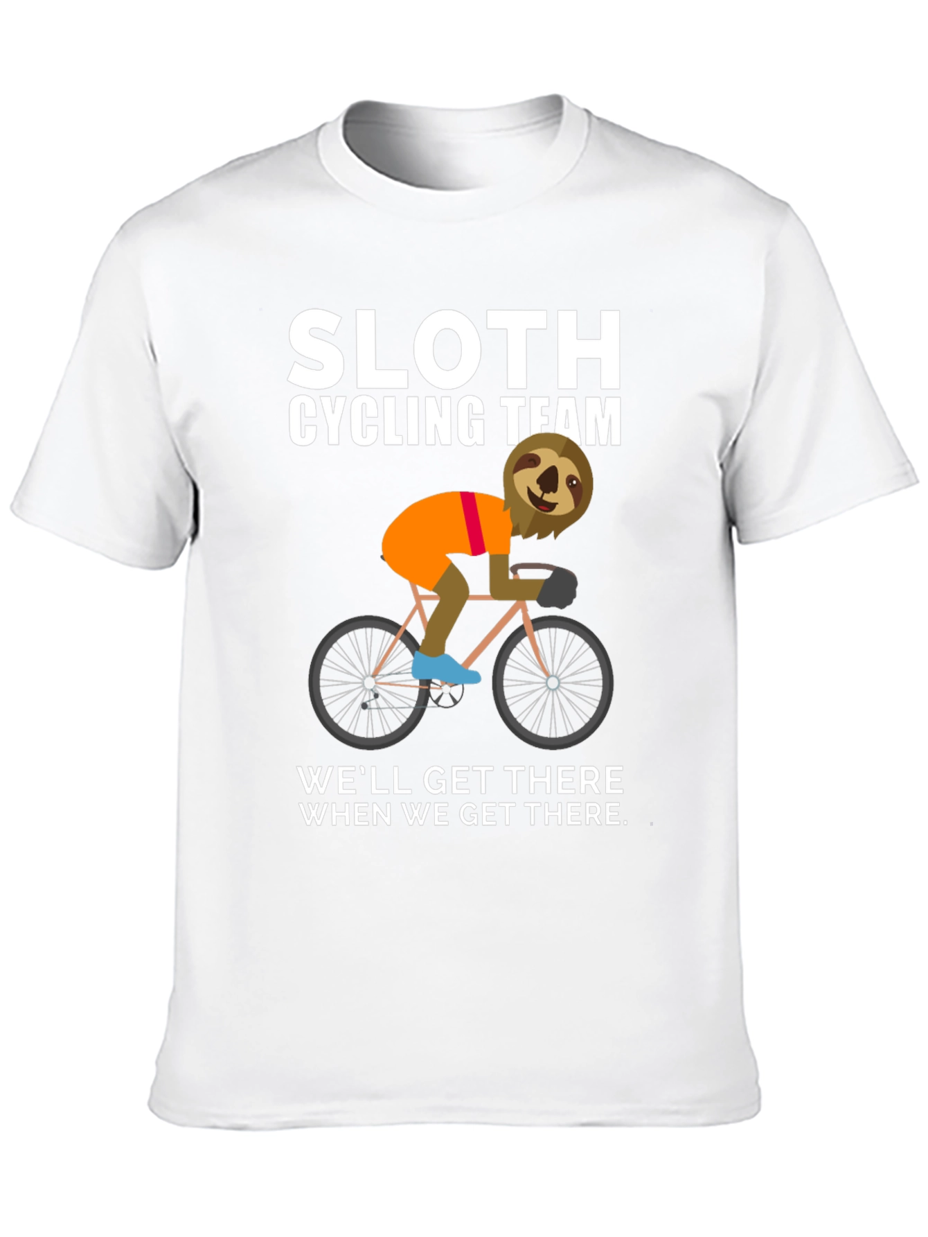 Sloth Cycling Team Graphic Tee