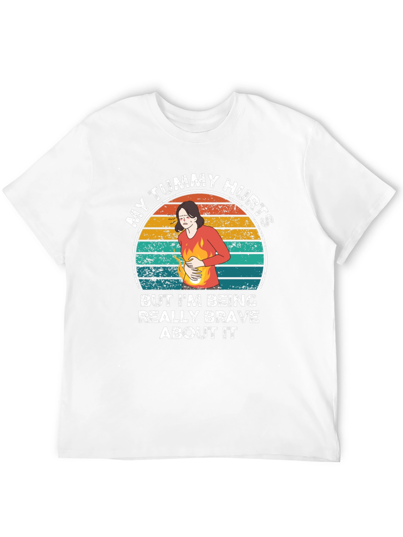 My Tummy Hurts Funny Graphic Tee