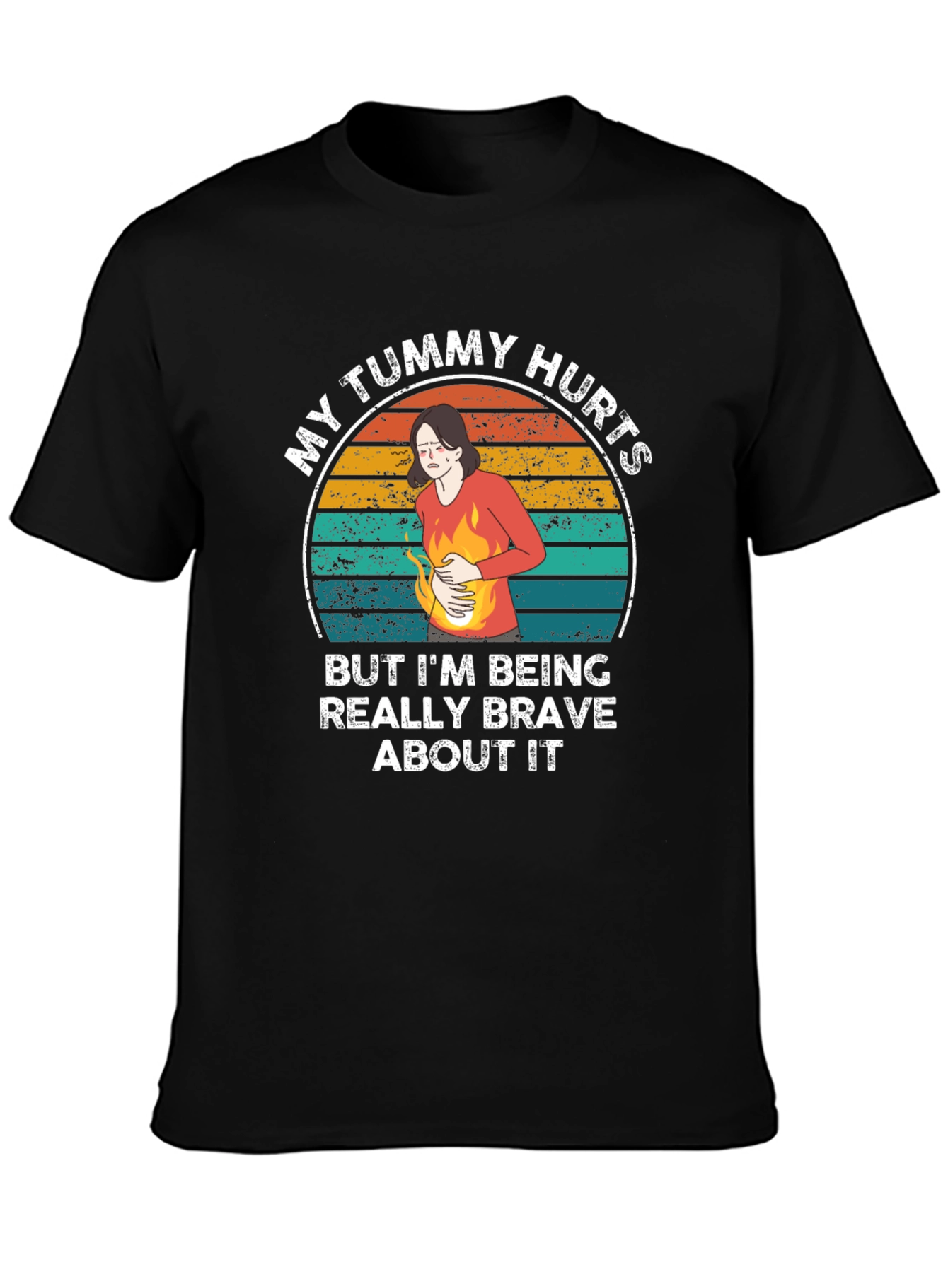 My Tummy Hurts Funny Graphic Tee